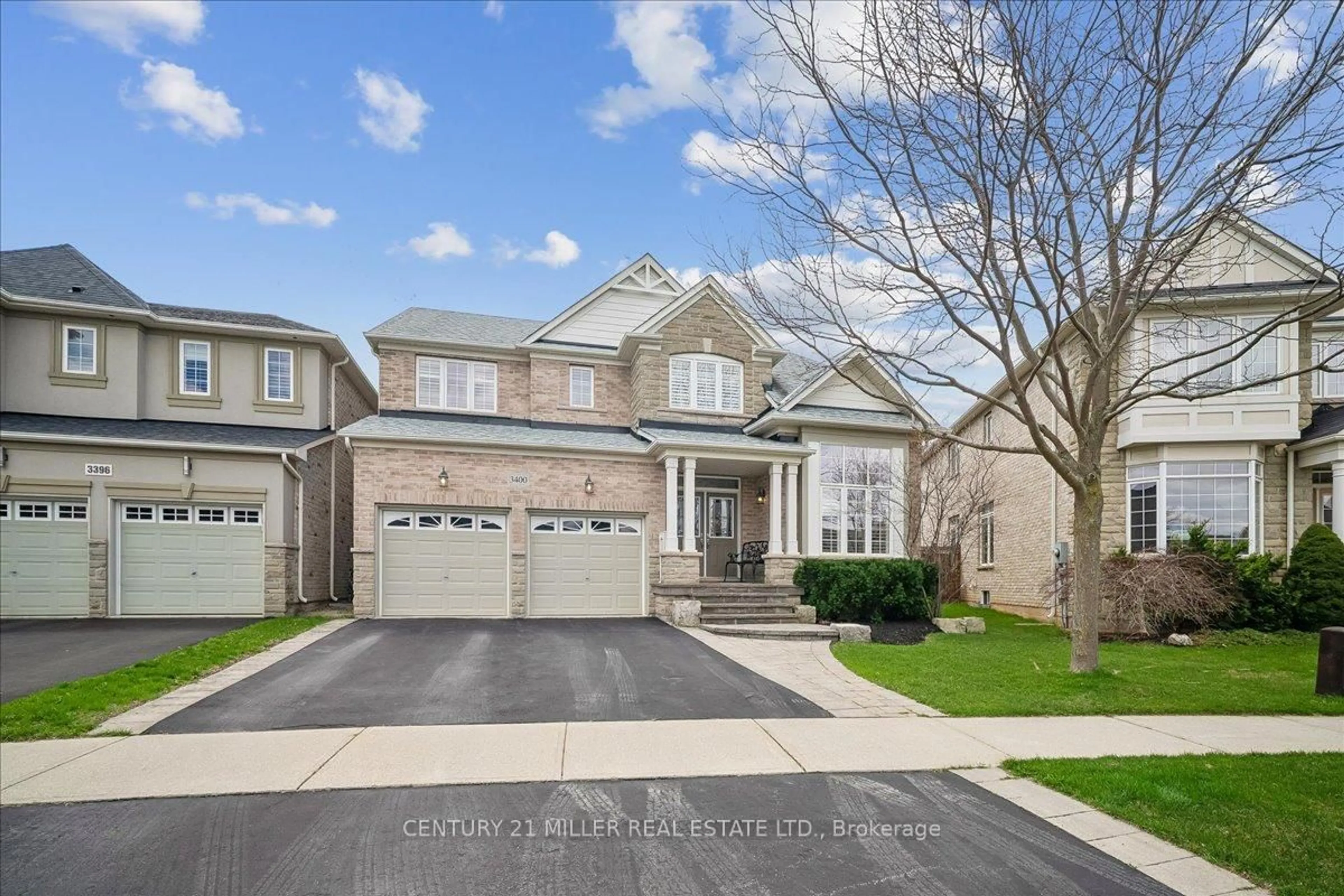 Home with brick exterior material, street for 3400 Liptay Ave, Oakville Ontario L6M 0M8