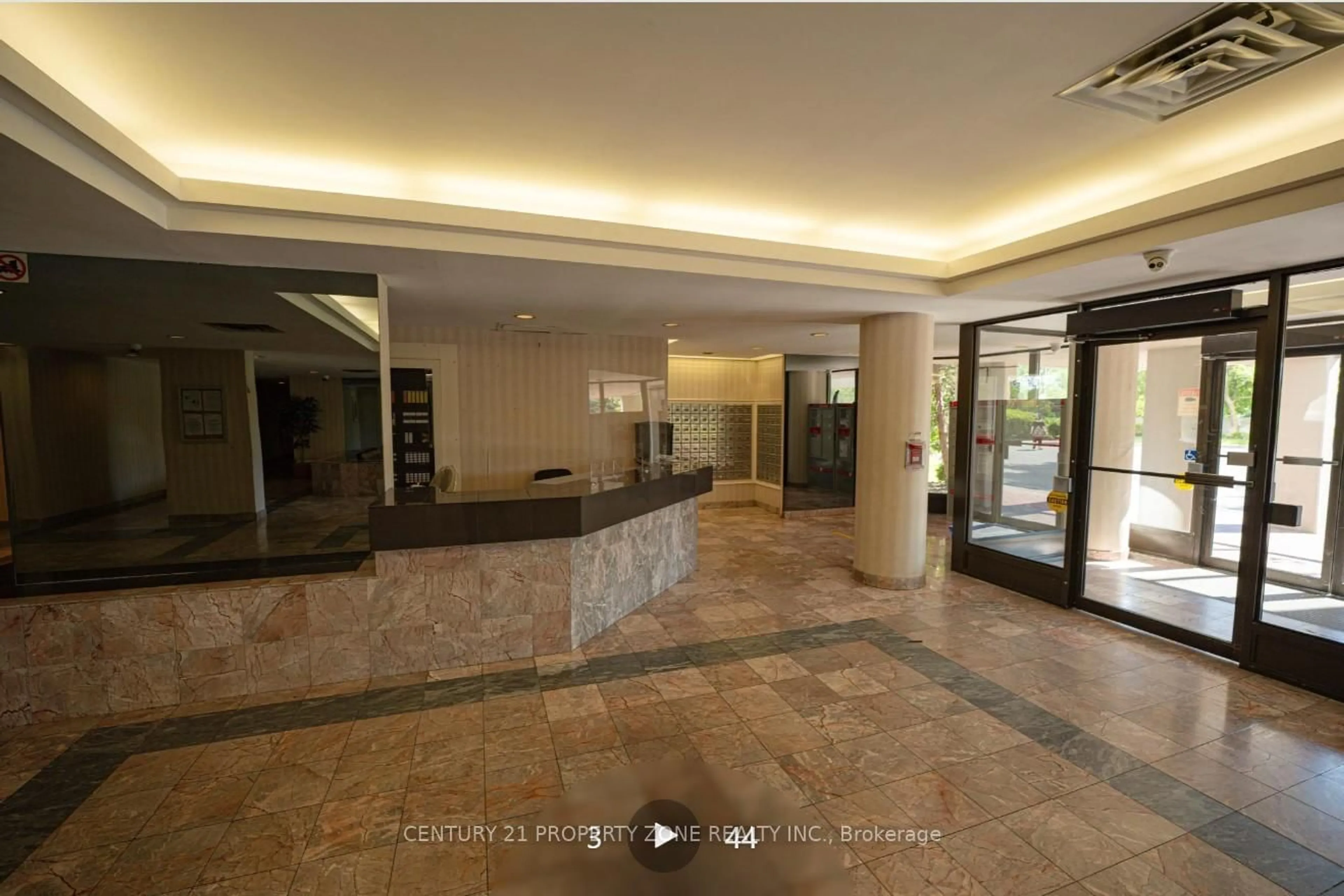 Lobby for 3 Rowntree Rd #612, Toronto Ontario M9V 5G8