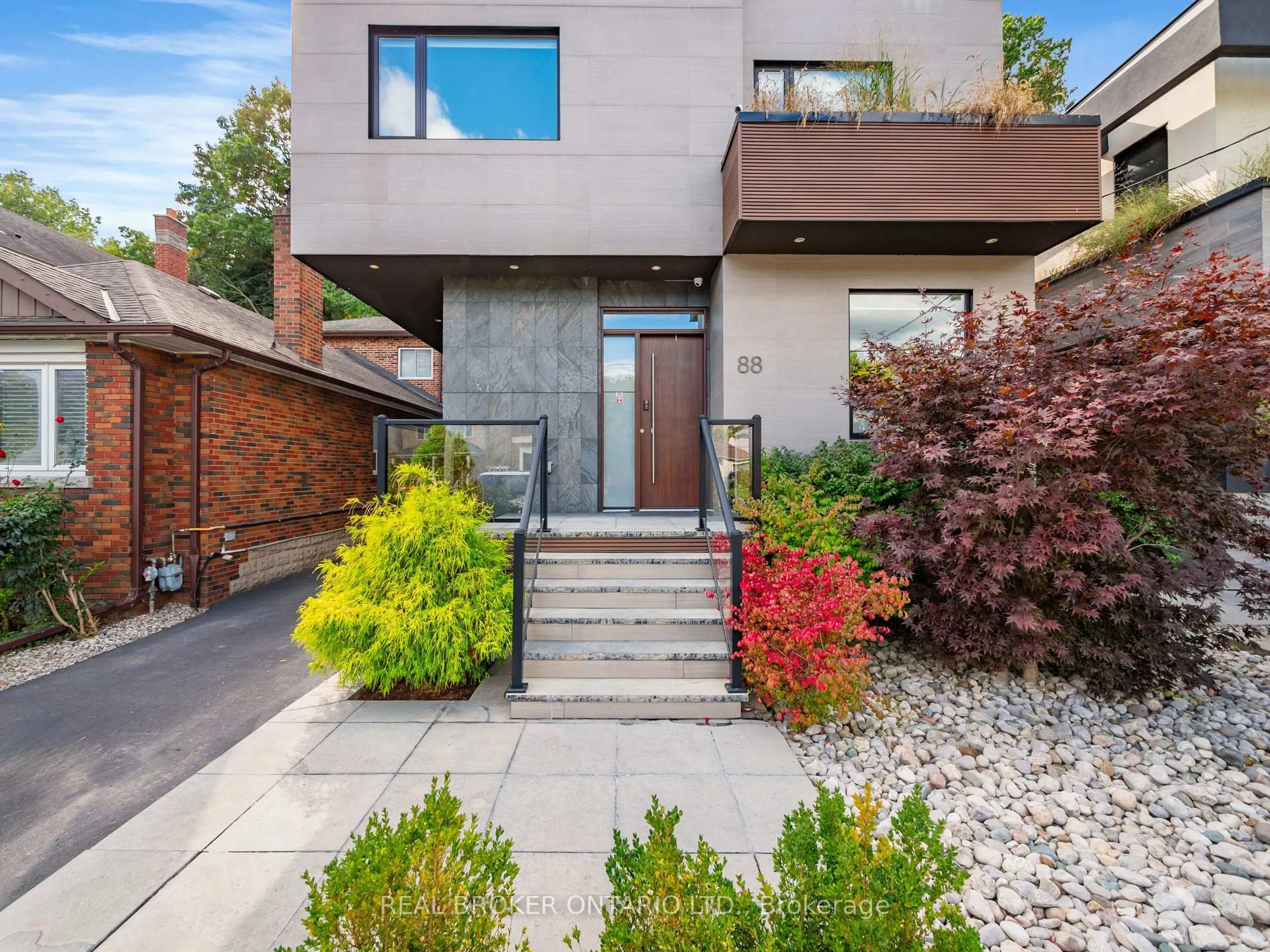 Home with brick exterior material, street for 88 South Kingsway Way, Toronto Ontario M6S 3T3