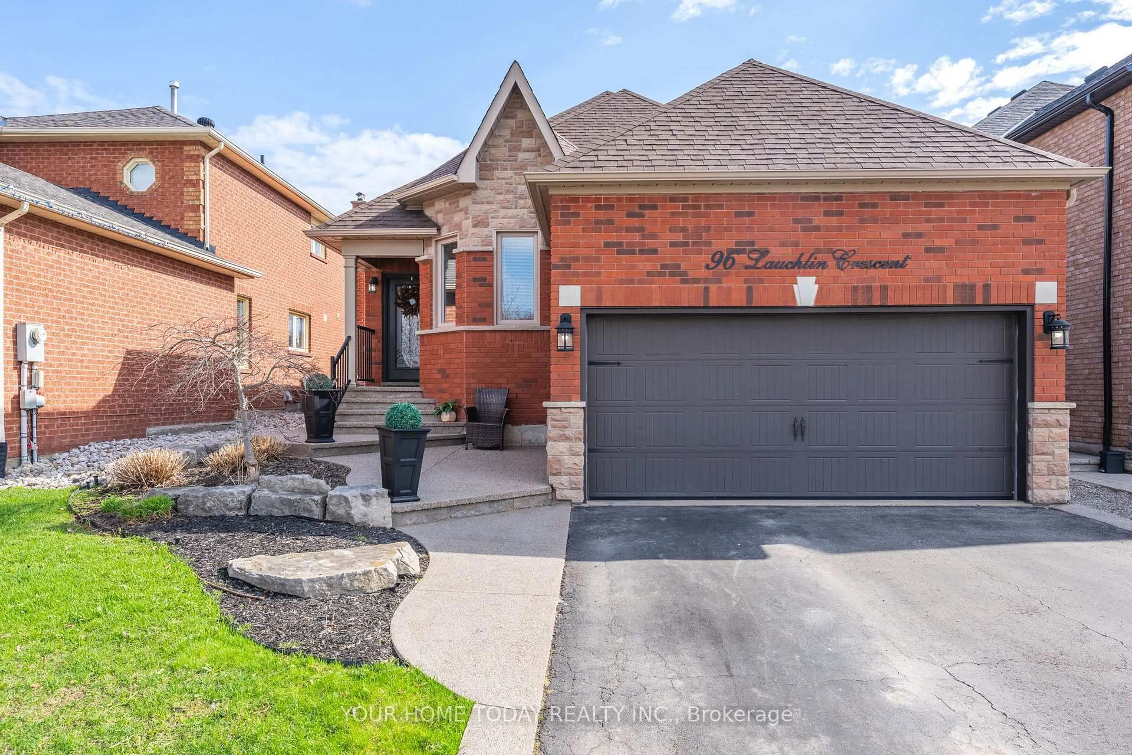 Home with brick exterior material, street for 96 Lauchlin Cres, Halton Hills Ontario L7G 5R5