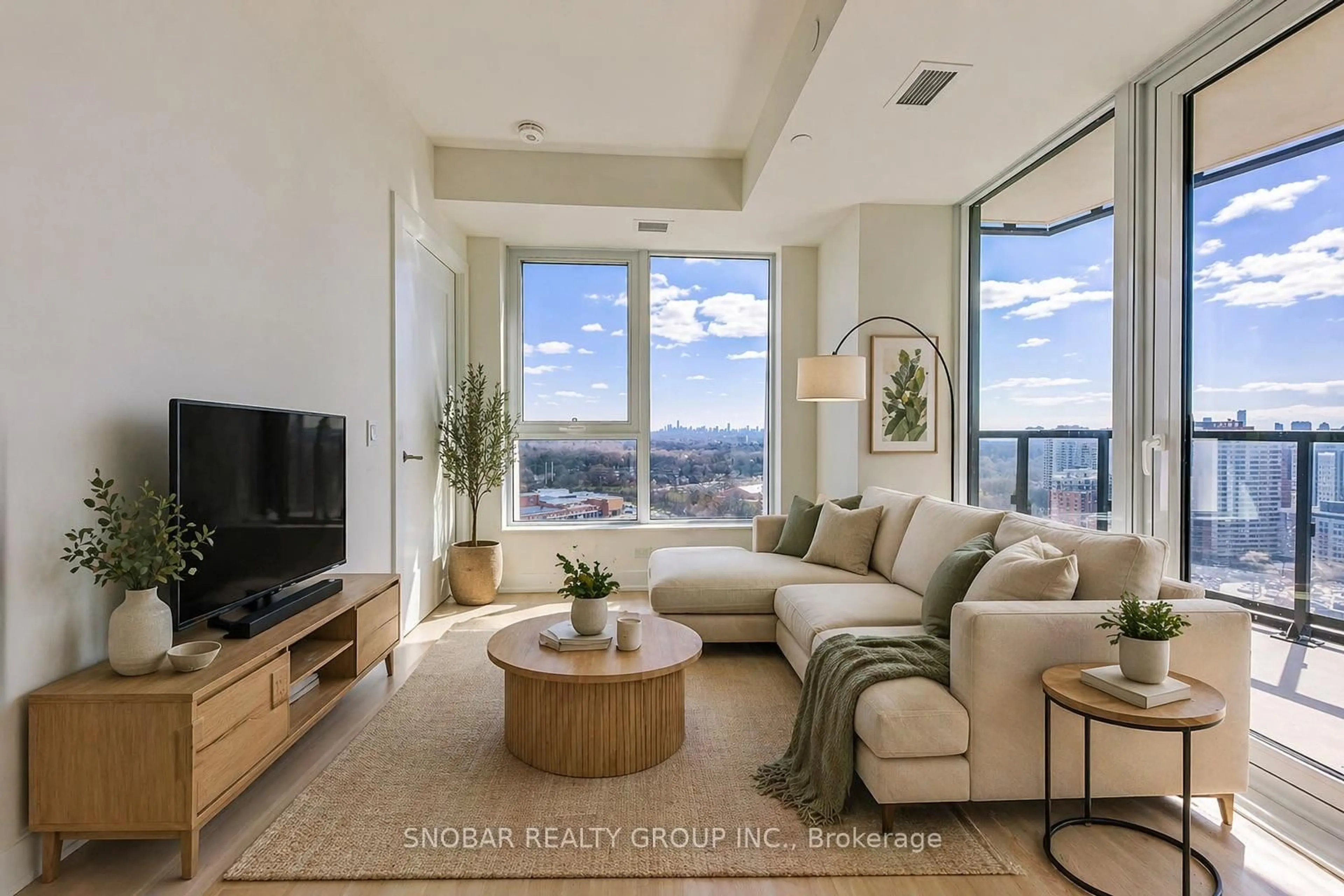 Living room with furniture, unknown for 60 Central Park Road Way #2304, Toronto Ontario L5R 4E8