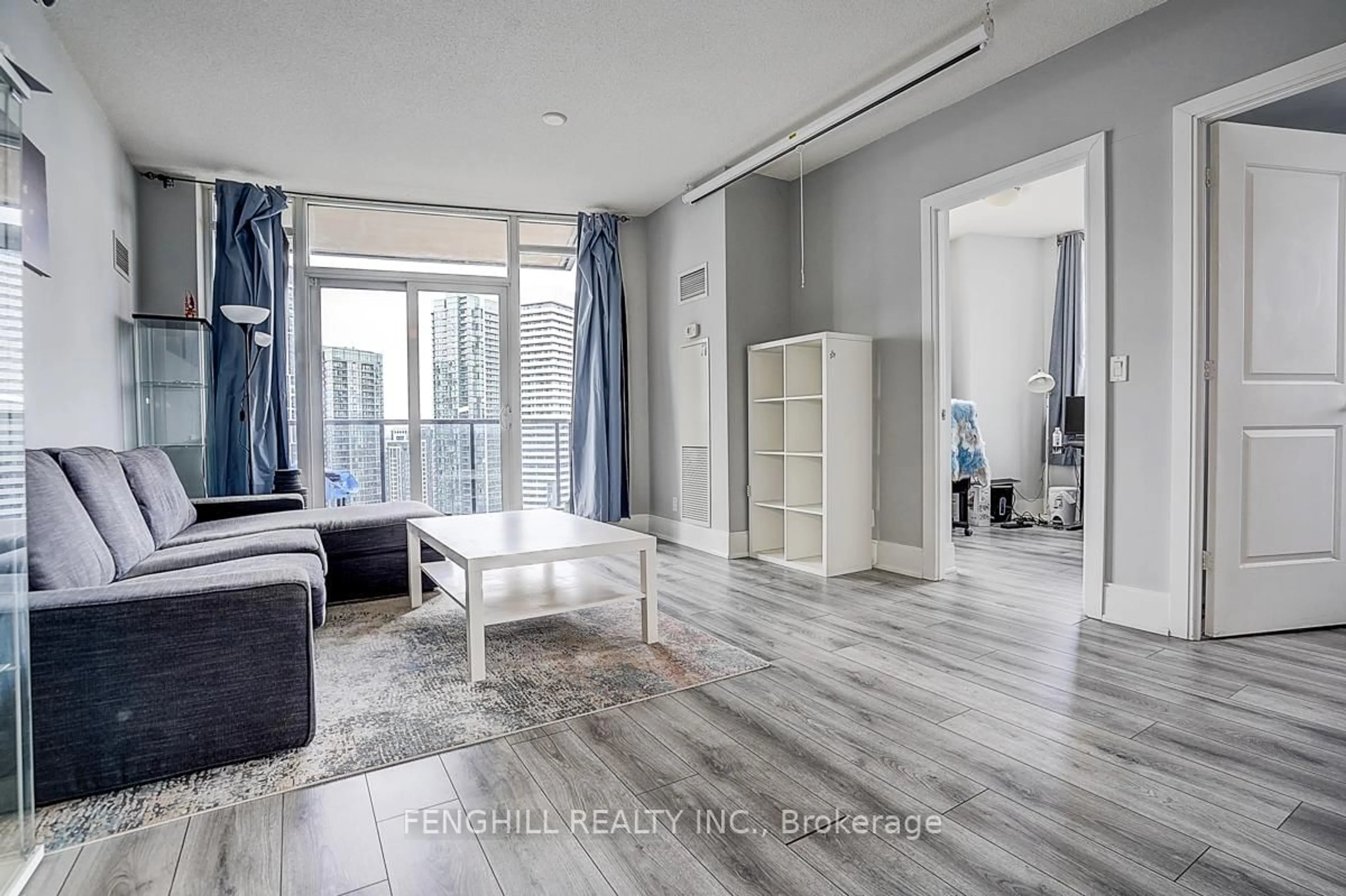 Living room with furniture, unknown for 330 Burnhamthorpe Rd #2904, Mississauga Ontario L5B 0E1