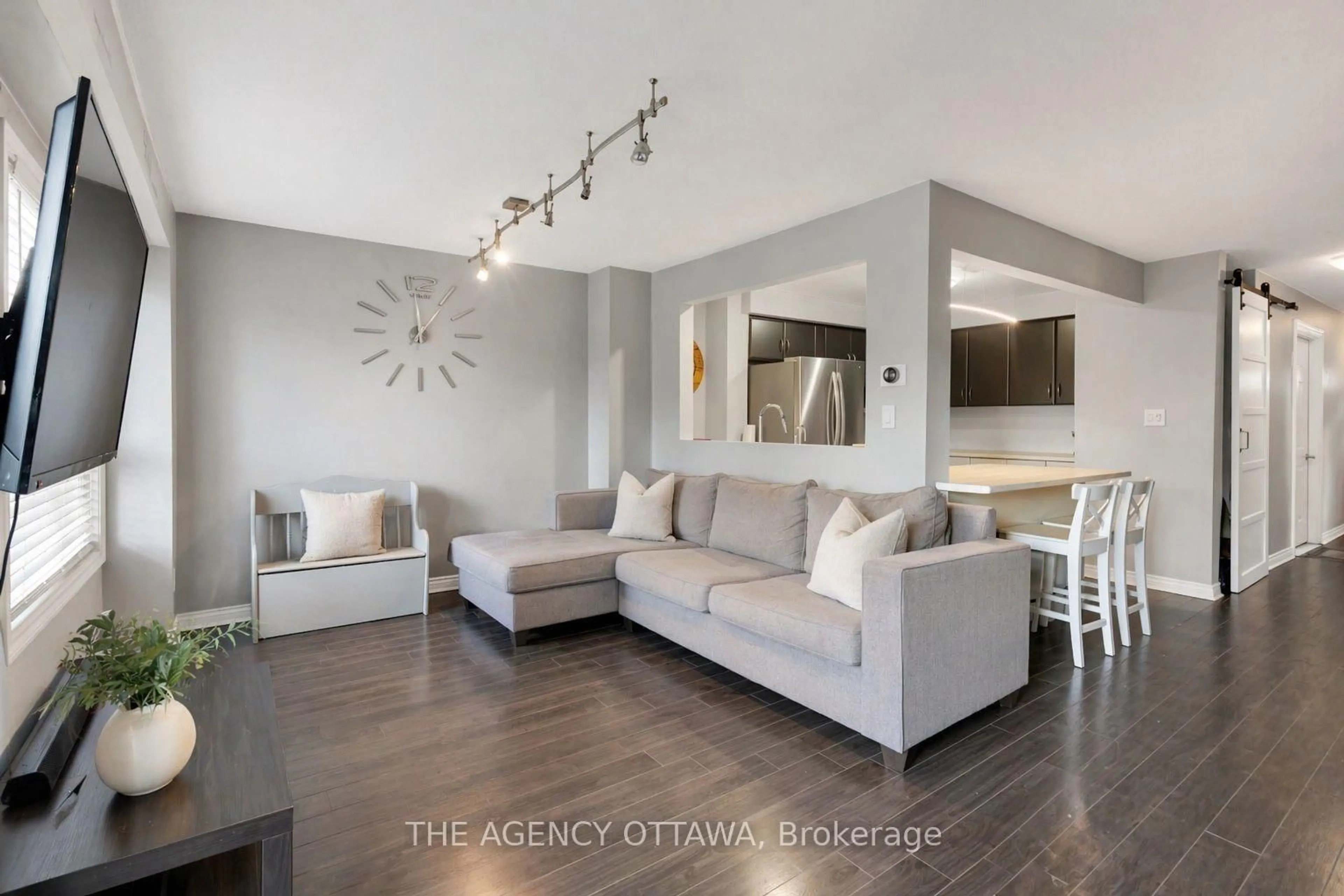 Living room with furniture, unknown for 10 Collins Cres #9, Brampton Ontario L6V 3M9