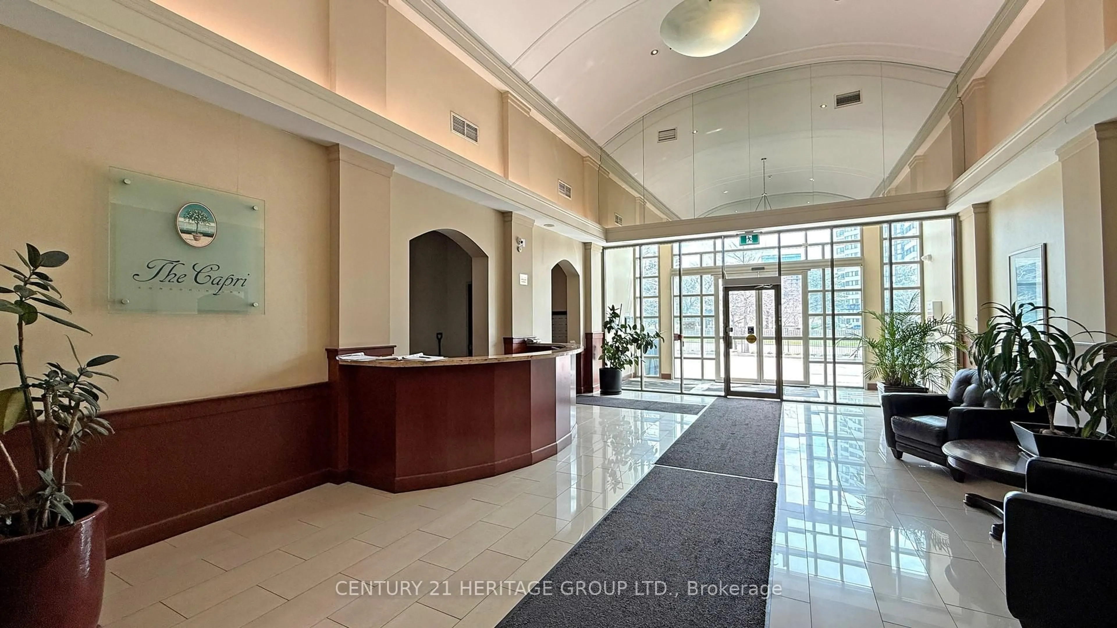 Lobby for 1359 Rathburn Rd #405, Mississauga Ontario L4W 5P7