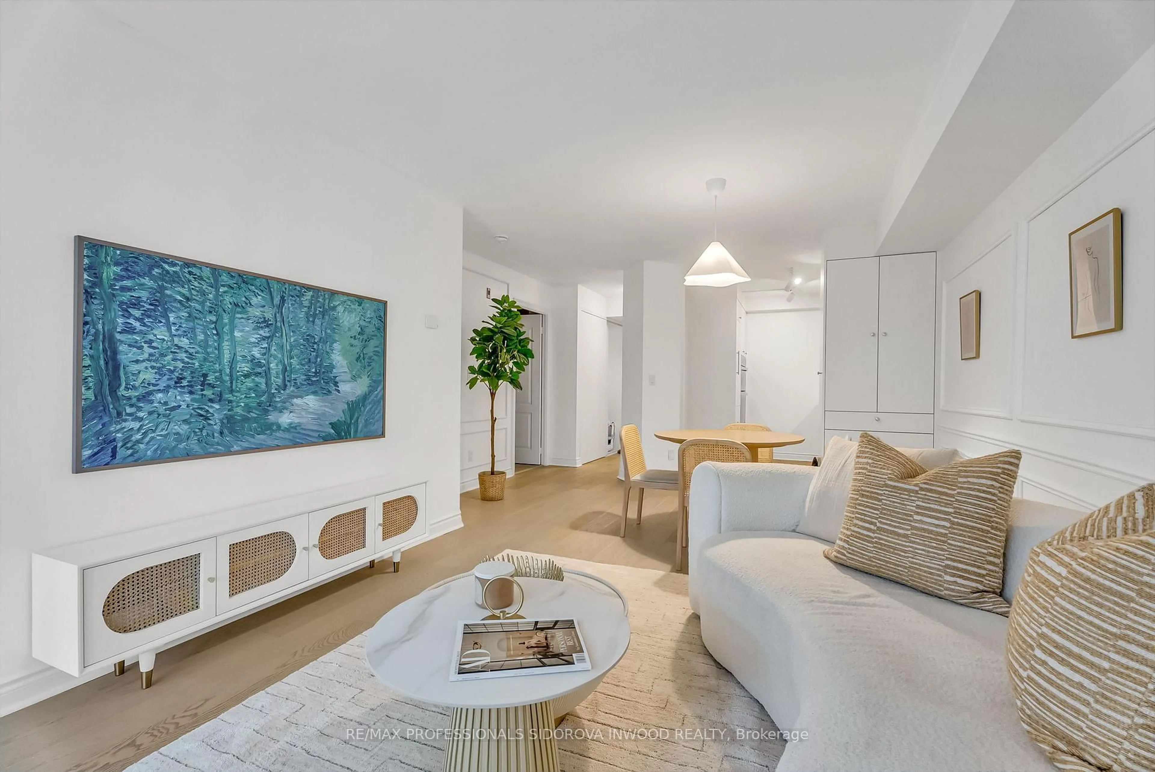 Living room with furniture, unknown for 1 Ripley Ave #302, Toronto Ontario M6S 4Z6