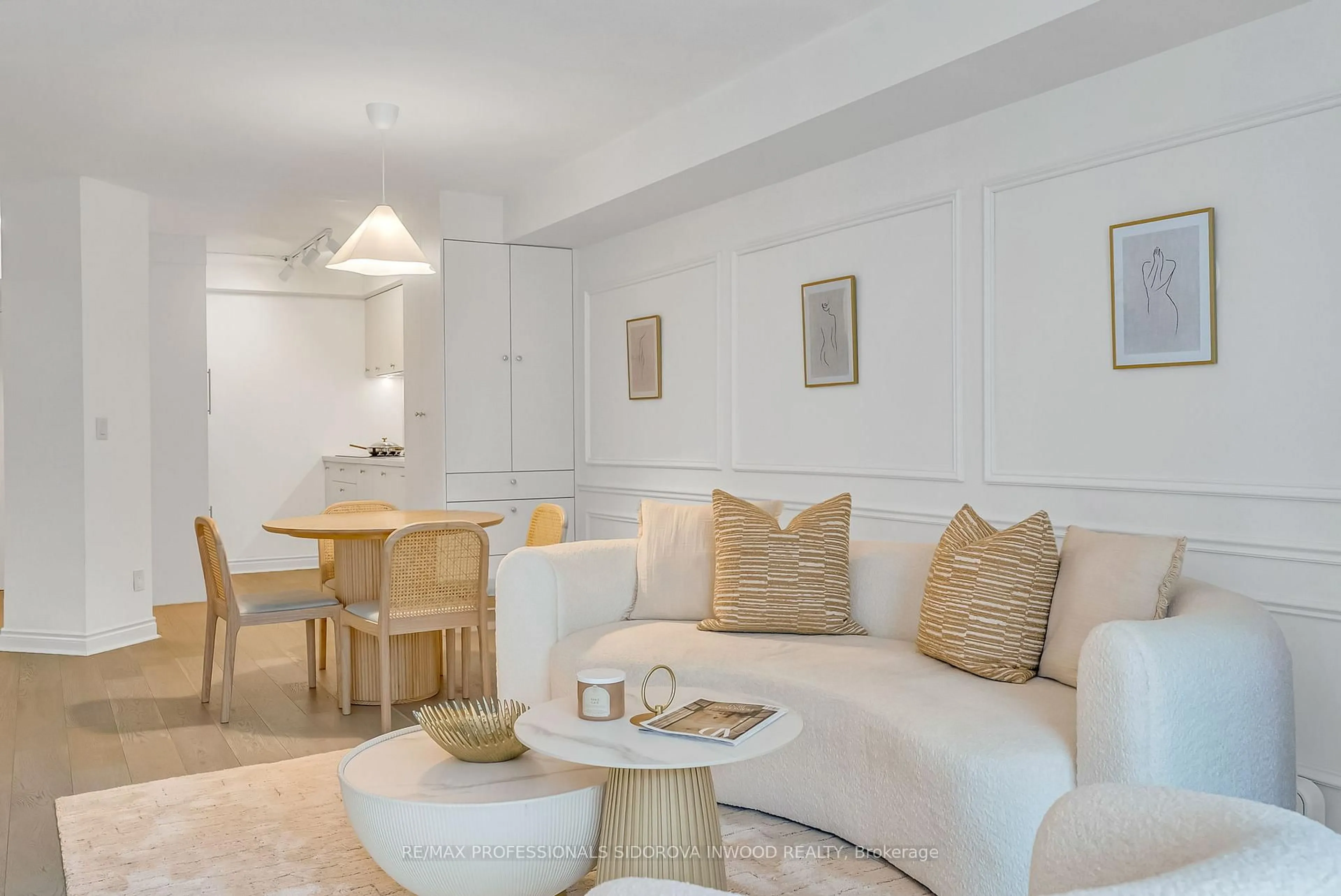 Living room with furniture, unknown for 1 Ripley Ave #302, Toronto Ontario M6S 4Z6