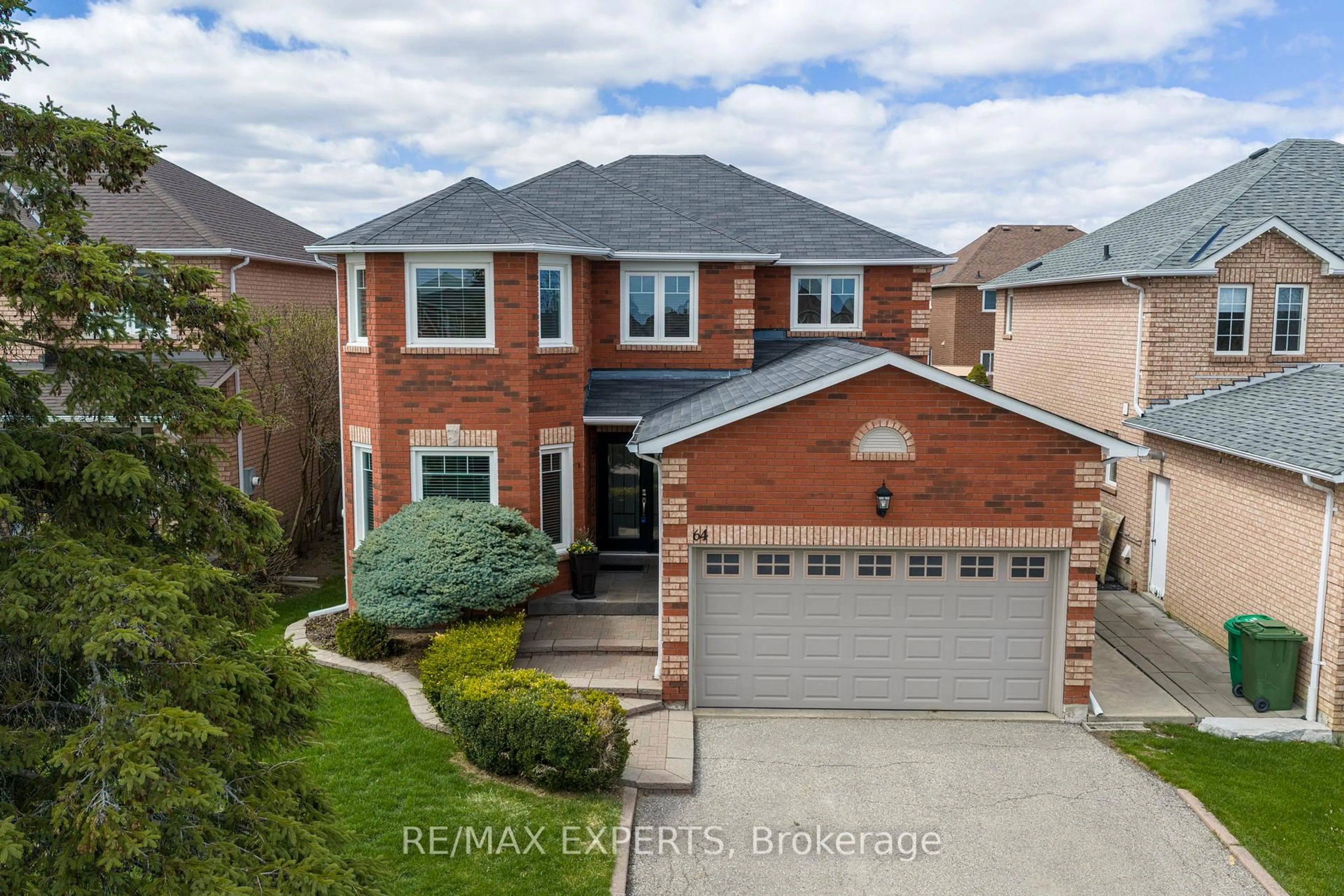 Home with brick exterior material, street for 64 Whitbread Ave, Caledon Ontario L7E 1R1