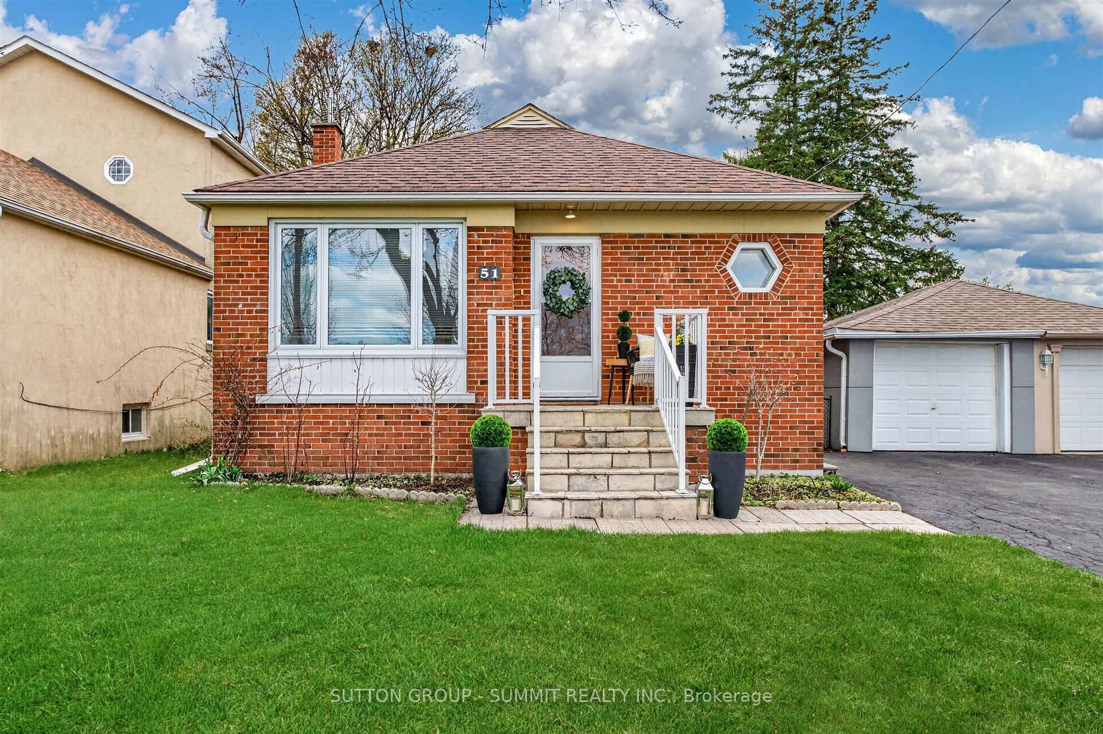 Home with brick exterior material, street for 51 BARRHEAD Cres, Toronto Ontario M9W 3Z8