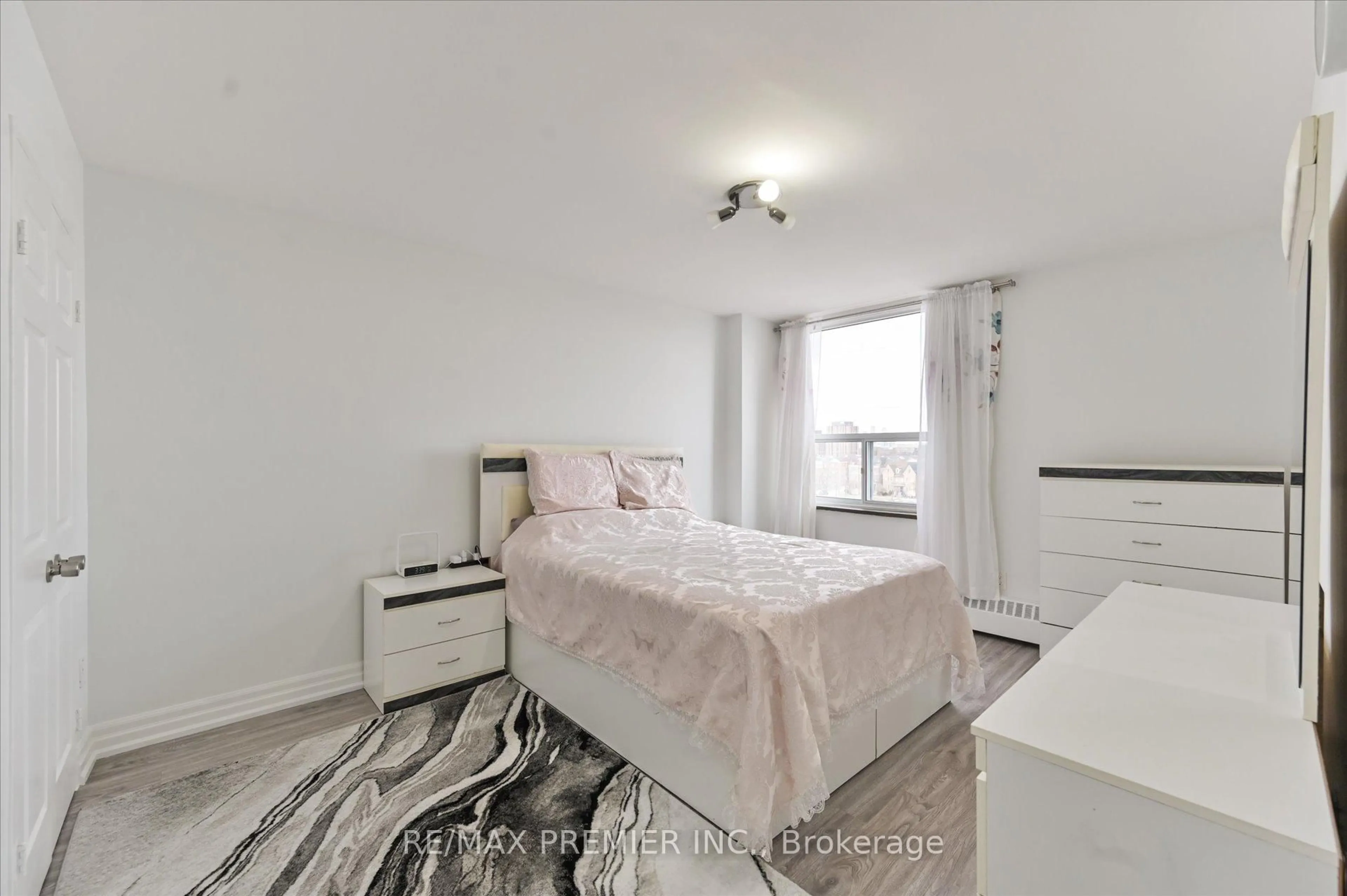 Bedroom with bed, unknown for 25 Four Winds Dr #604, Toronto Ontario M3J 1K8