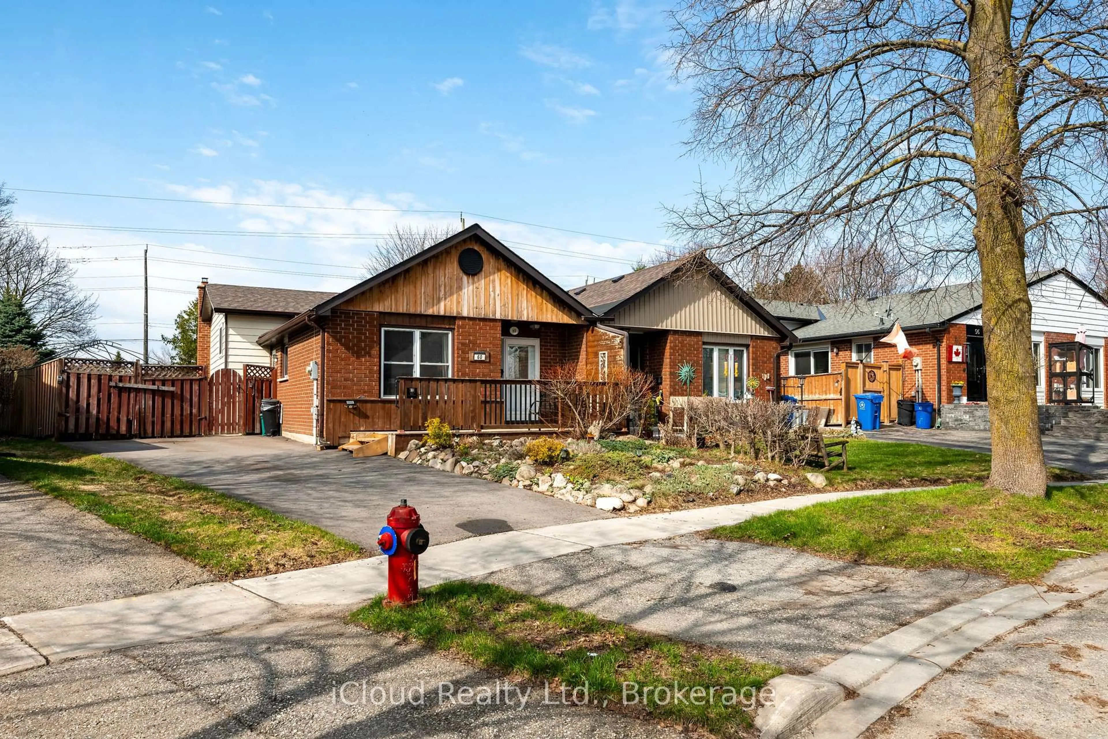 Home with brick exterior material, street for 60 Cannon Crt, Orangeville Ontario L9W 3P8