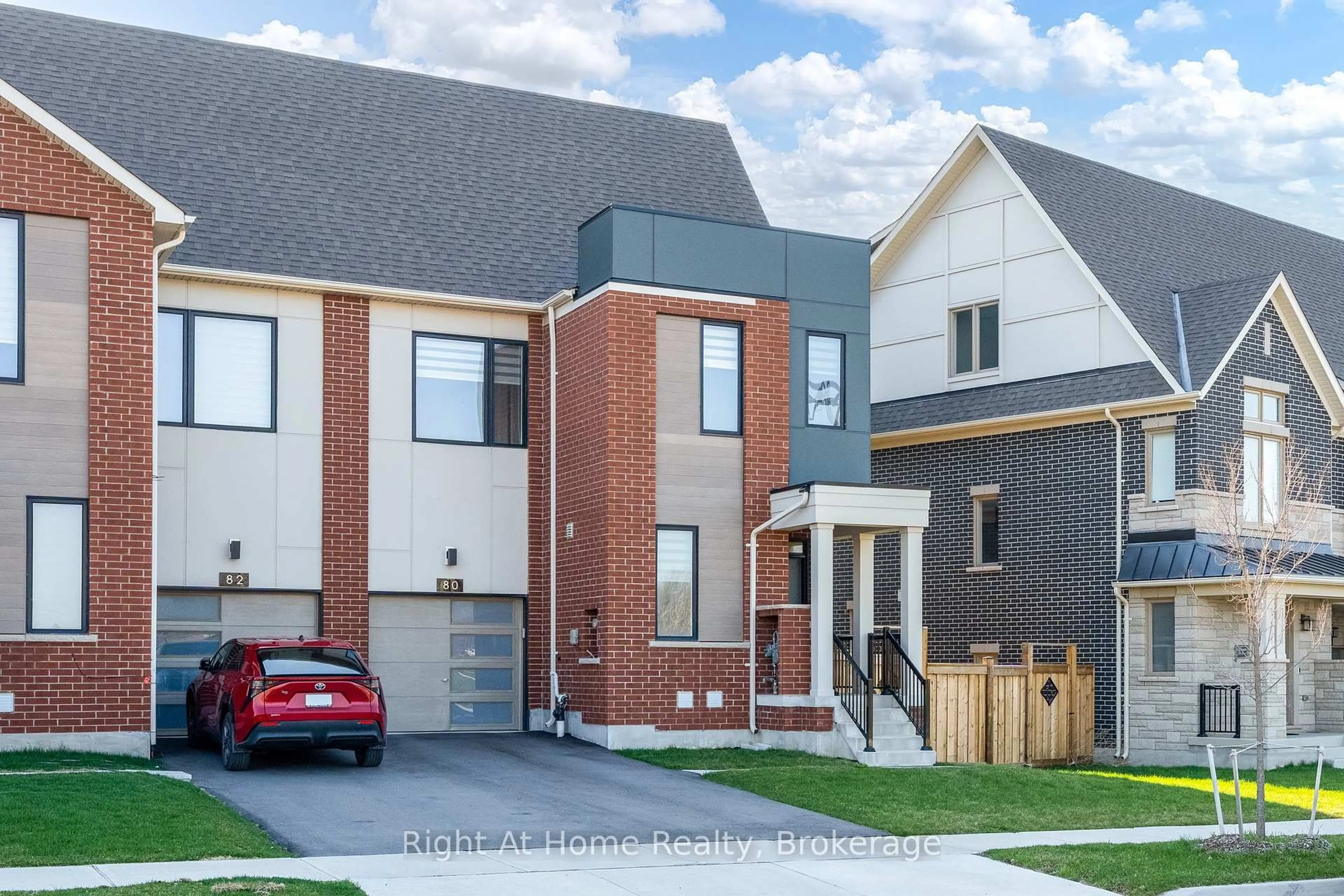 Home with brick exterior material, street for 80 Settlers Rd, Oakville Ontario L6H 0Y8