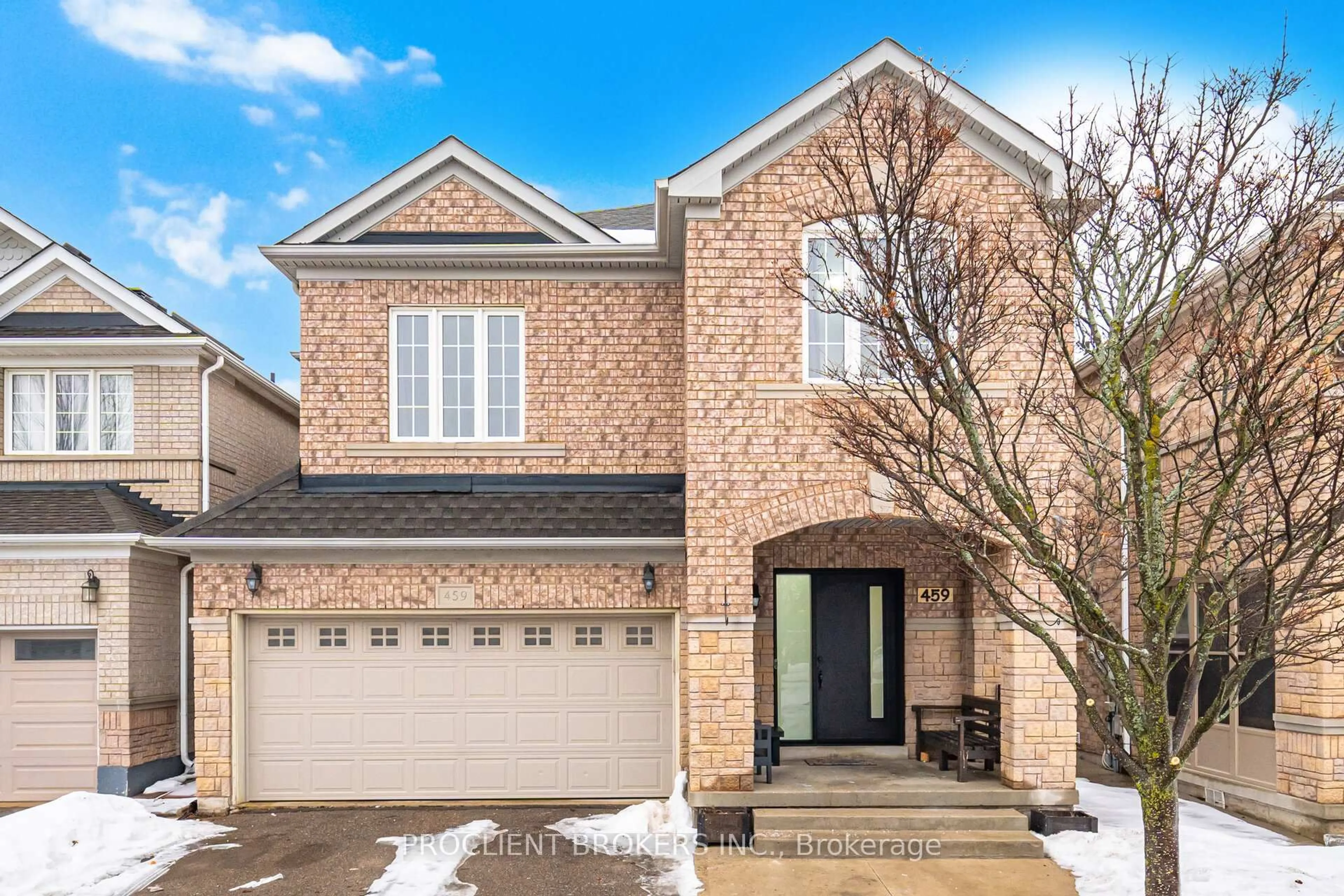 Home with brick exterior material, street for 459 Pettit Tr, Milton Ontario L9T 6N9