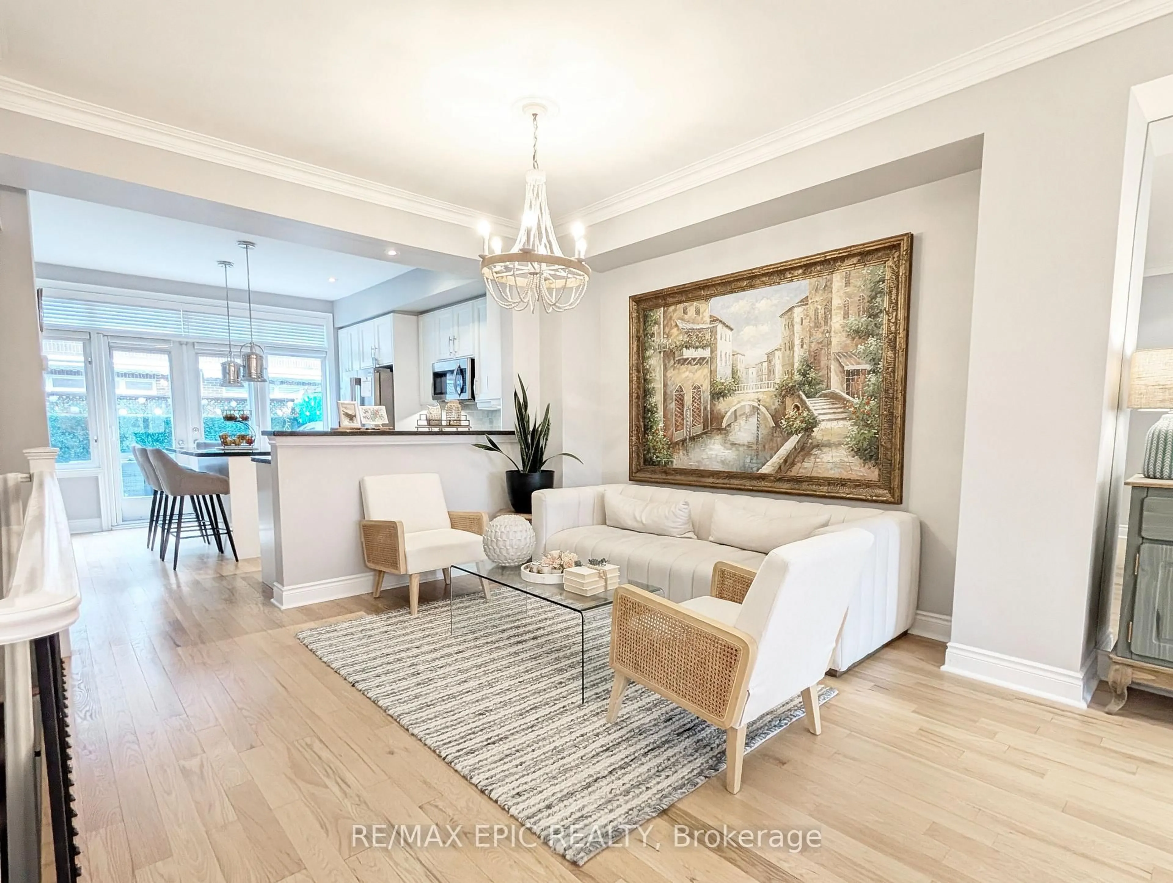 Living room with furniture, unknown for 235 VAN DUSEN Blvd #3, Toronto Ontario M8Z 3J2