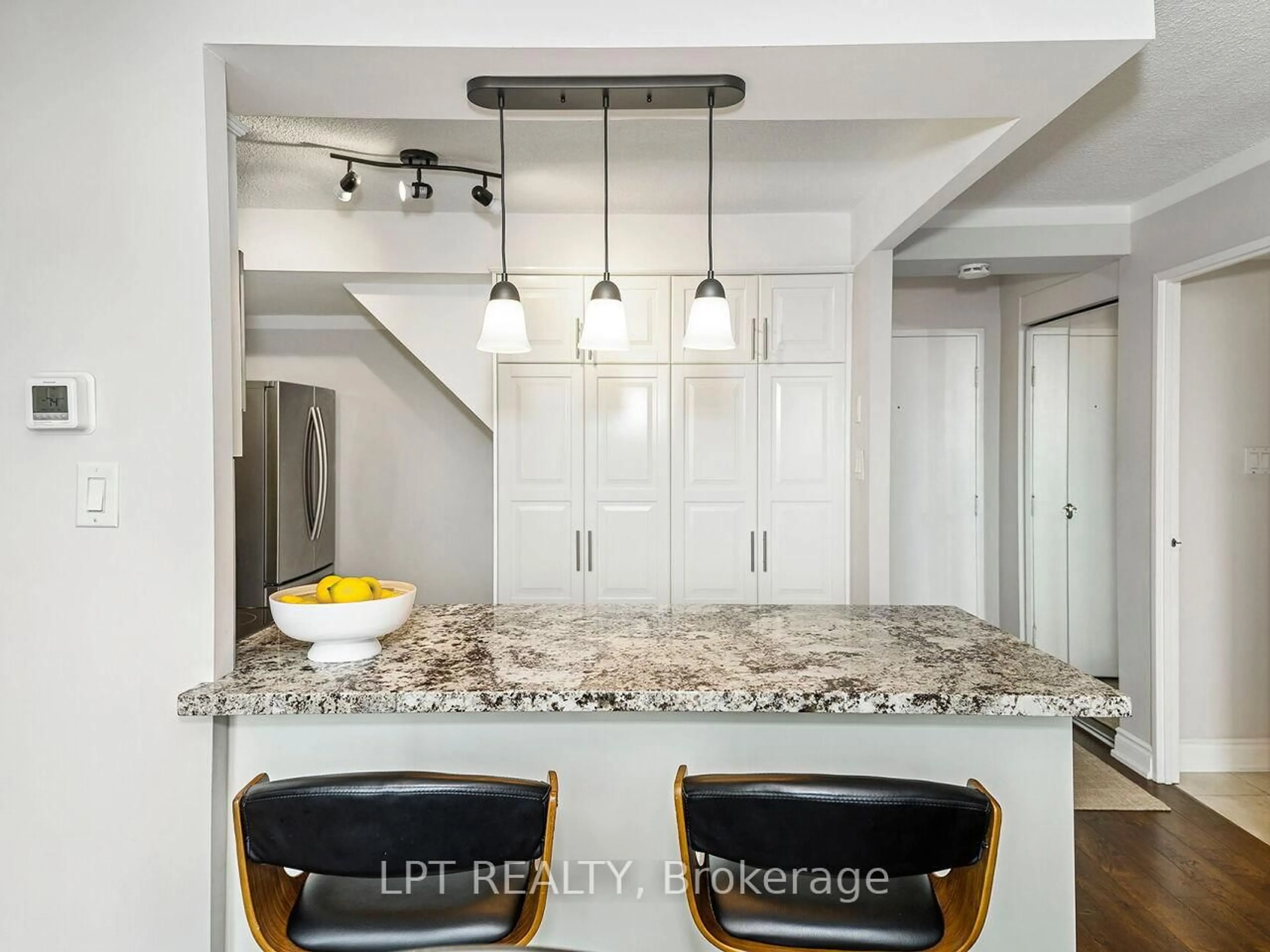 Contemporary kitchen, ceramic/tile floor for 1300 Marlborough Crt #534, Oakville Ontario L6H 2S2