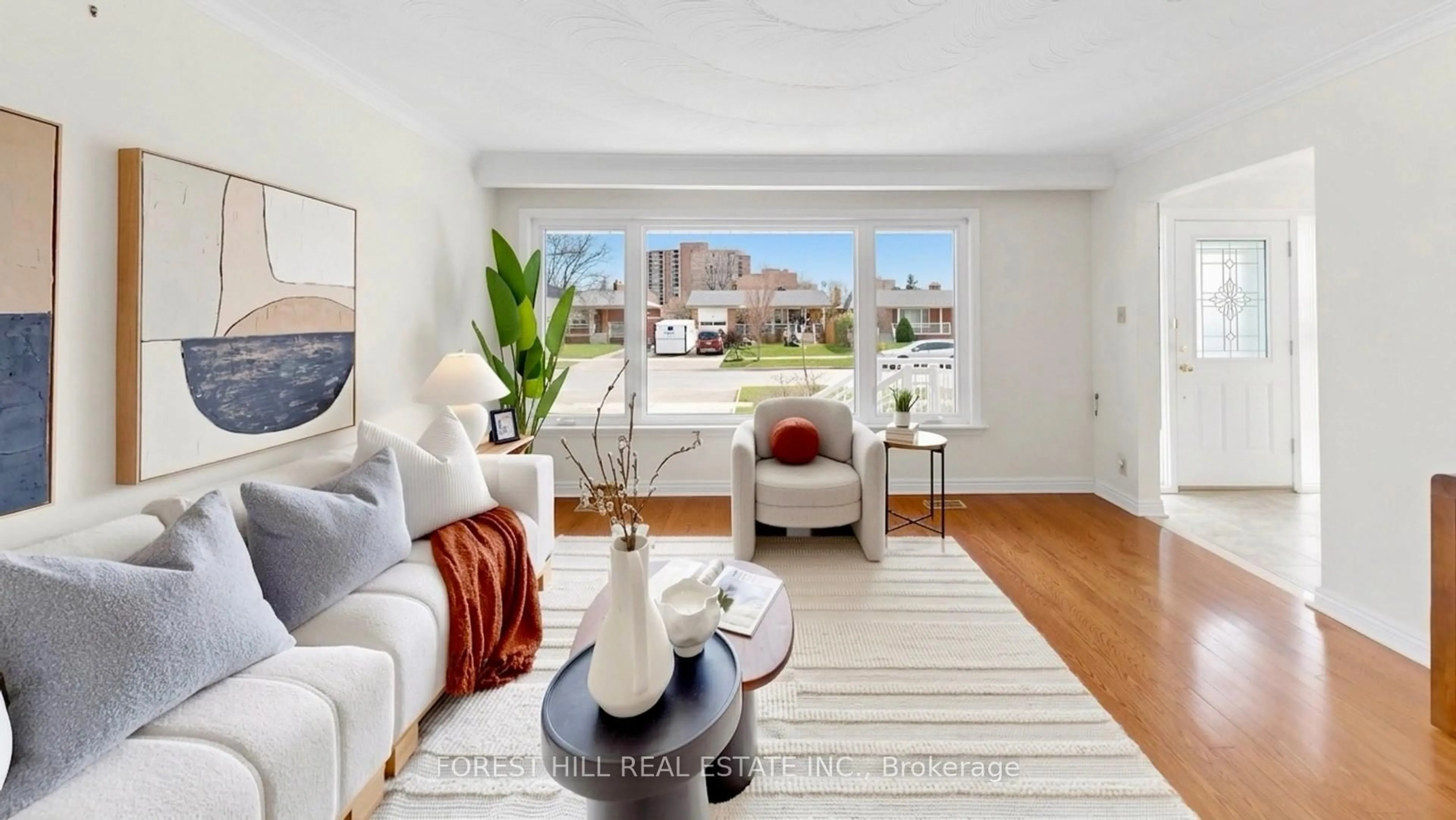 Living room with furniture, unknown for 8 Summerfield Cres, Toronto Ontario M9C 3X3