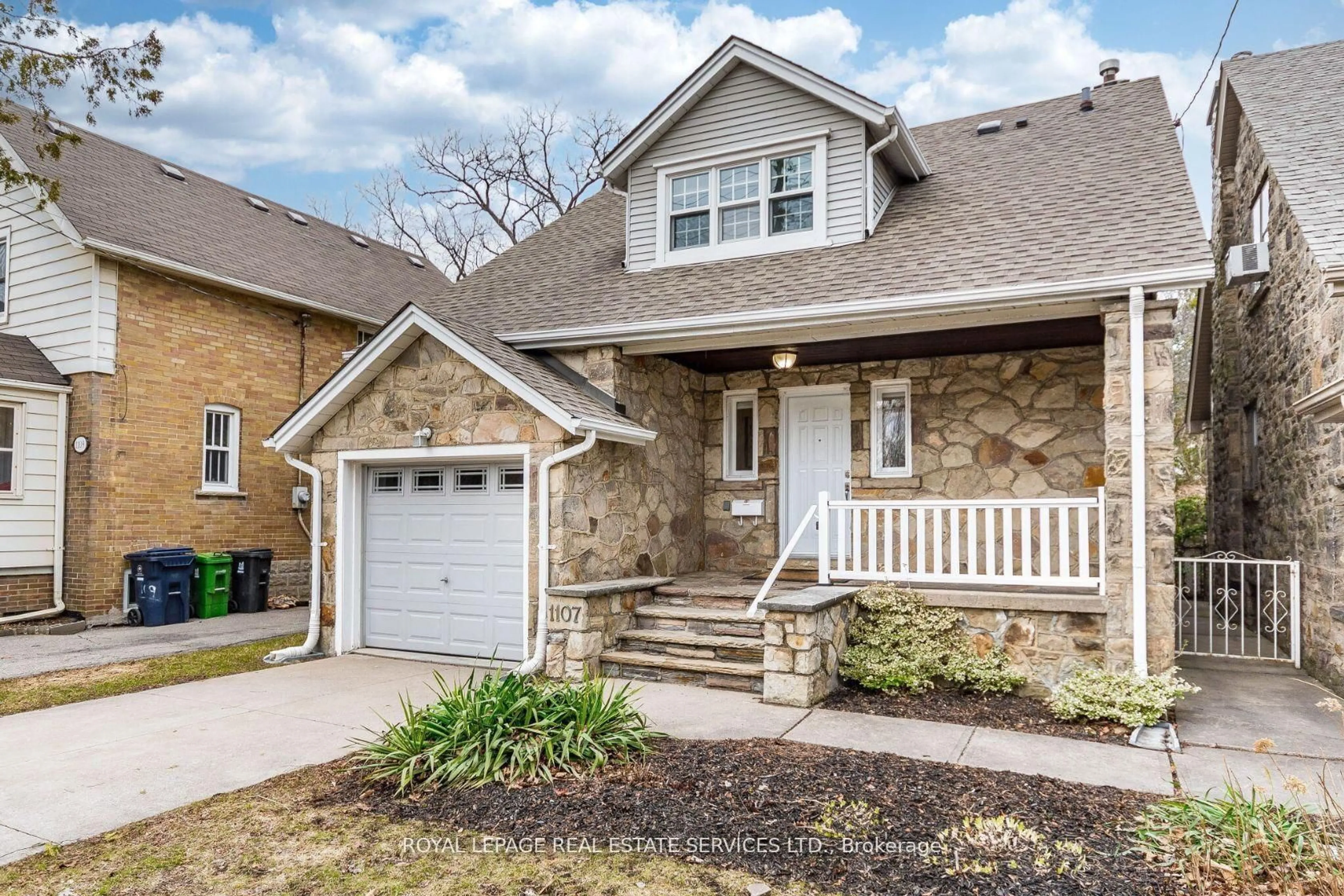 Home with brick exterior material, street for 1107 Royal York Rd, Toronto Ontario M8X 2G8
