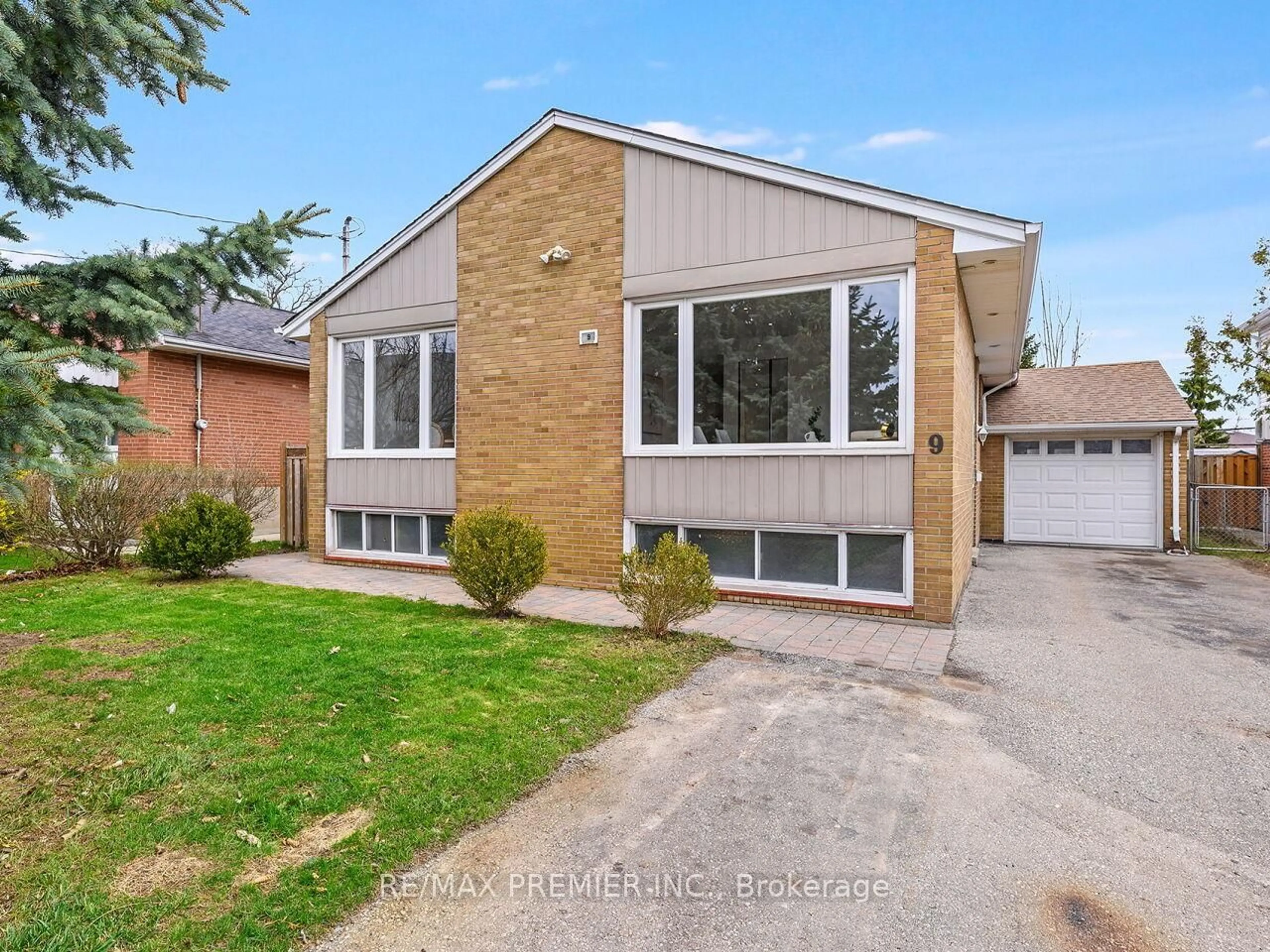 Home with brick exterior material, street for 9 Templar Dr, Toronto Ontario M9R 3C6