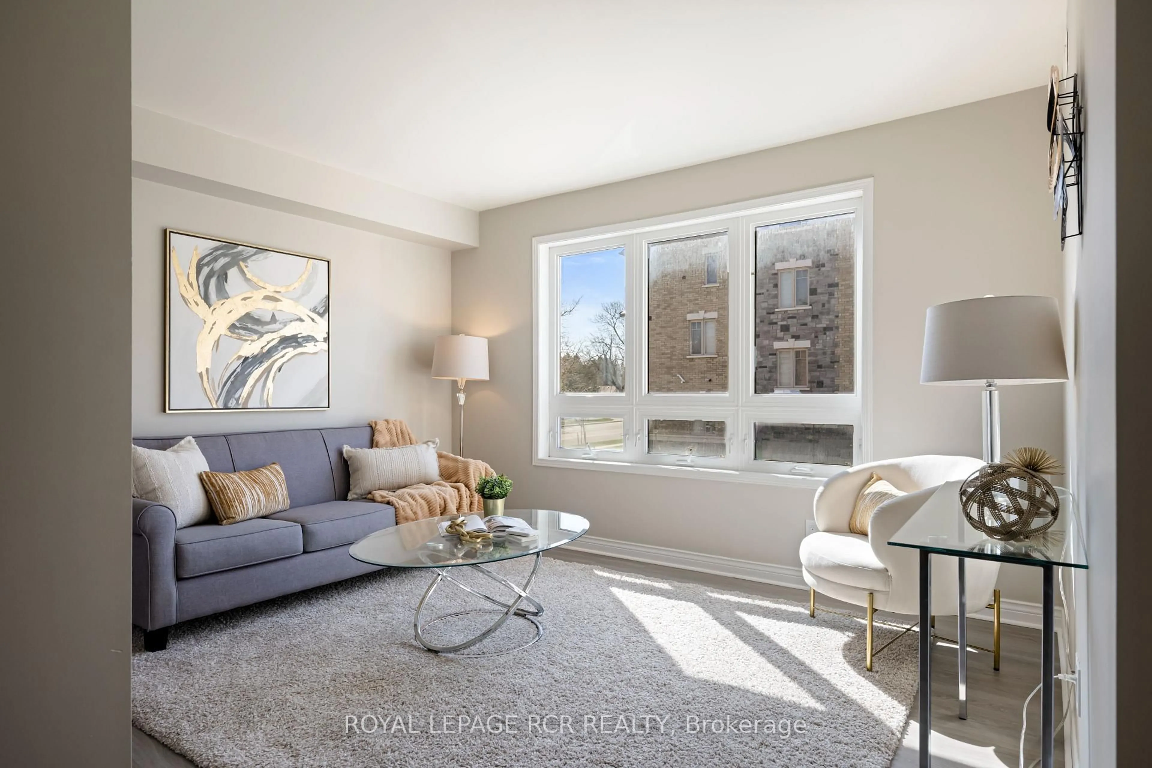 Living room with furniture, unknown for 70 First St #209, Orangeville Ontario L9W 2E5