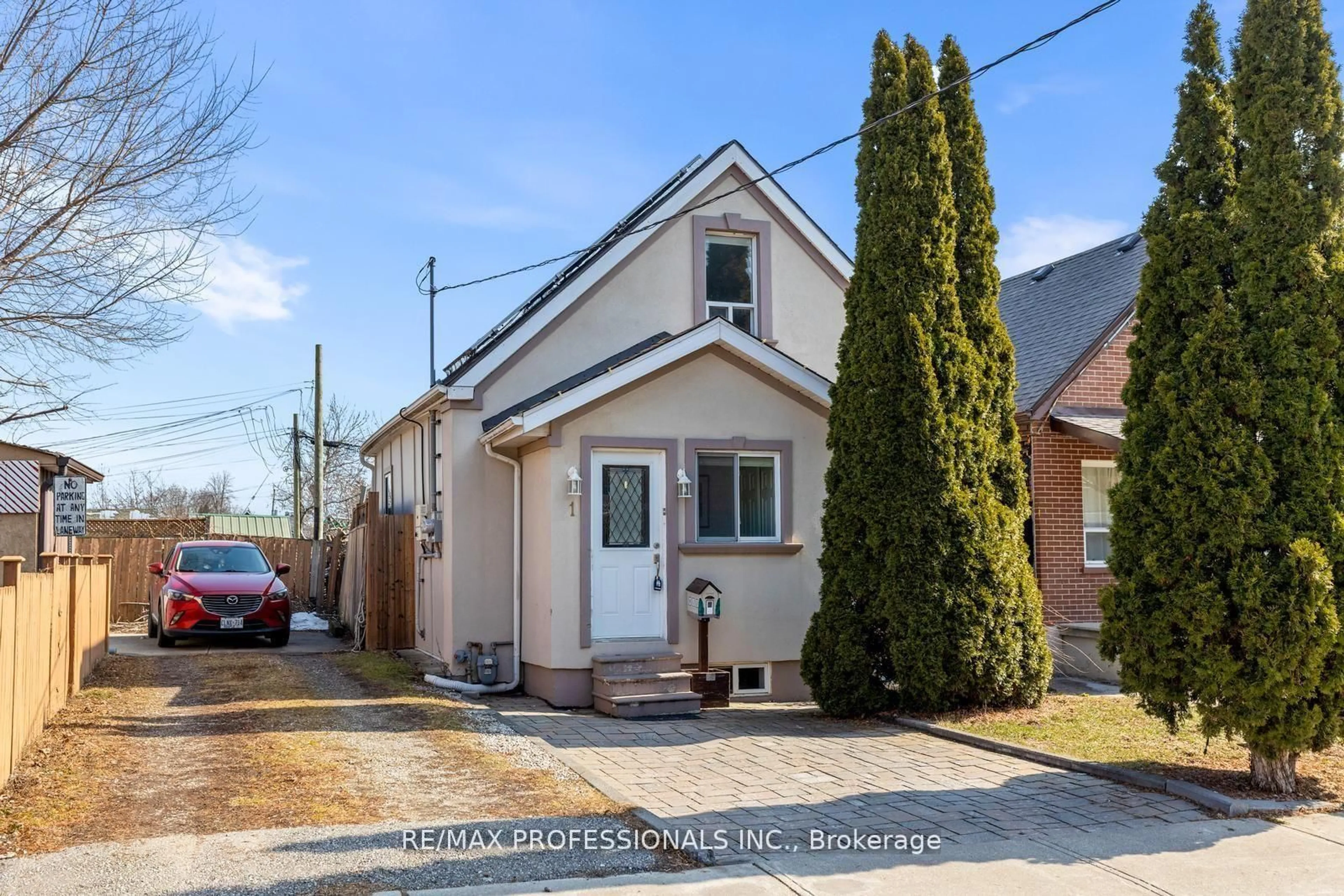 Home with brick exterior material, street for 1 Gray Ave, Toronto Ontario M6N 4S5