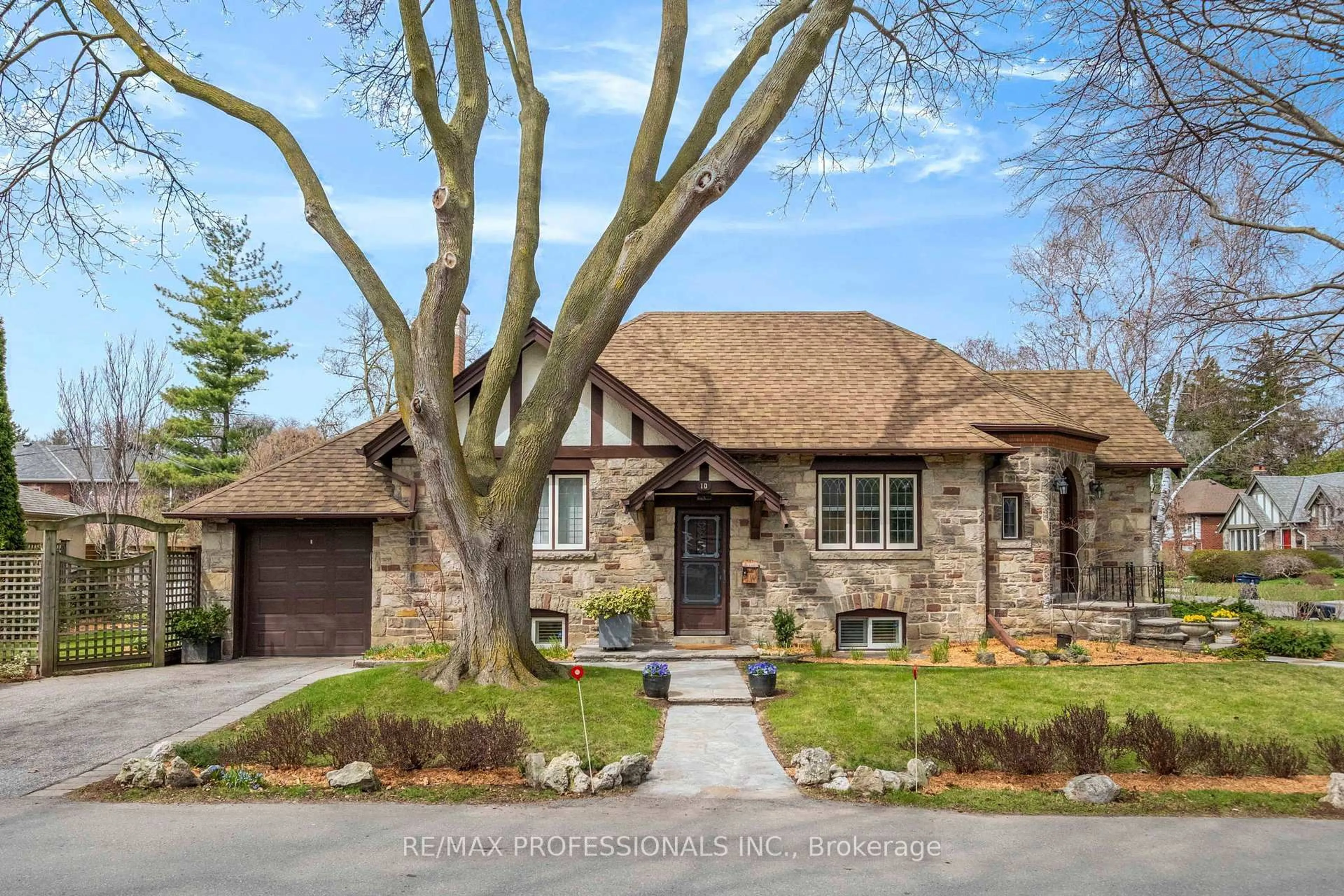 Home with brick exterior material, street for 10 Edgemore Dr, Toronto Ontario M8Y 2M8