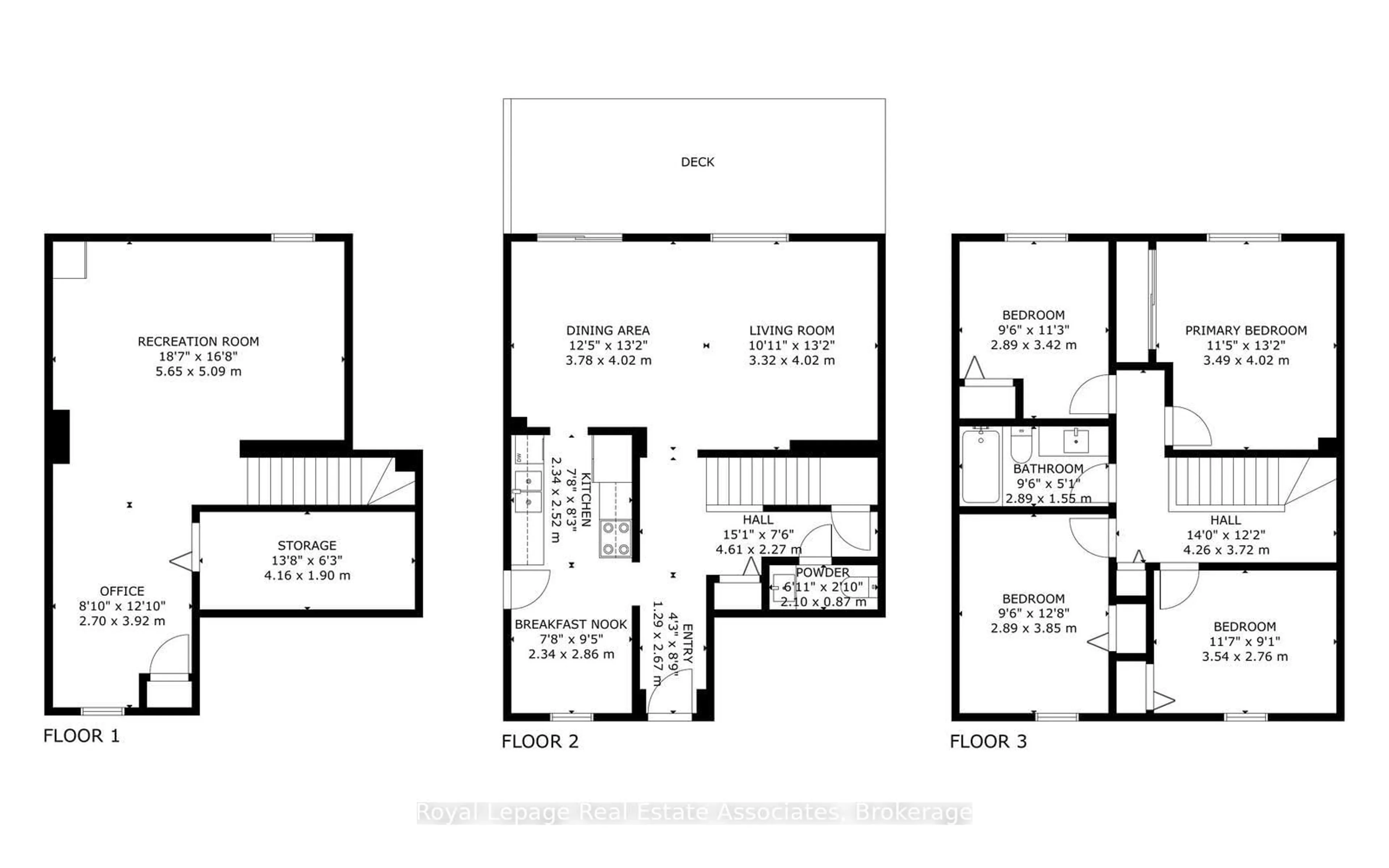 Floor plan for 3354 Mainsail Cres, Mississauga Ontario L5L 1H2