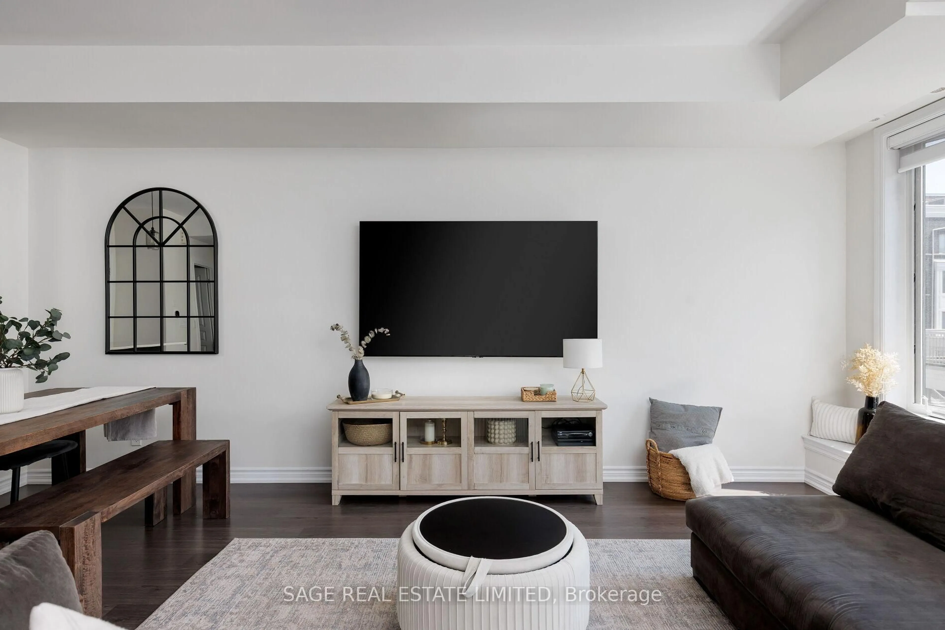 Living room with furniture, unknown for 150 Long Branch Ave #22, Toronto Ontario M8W 0B1