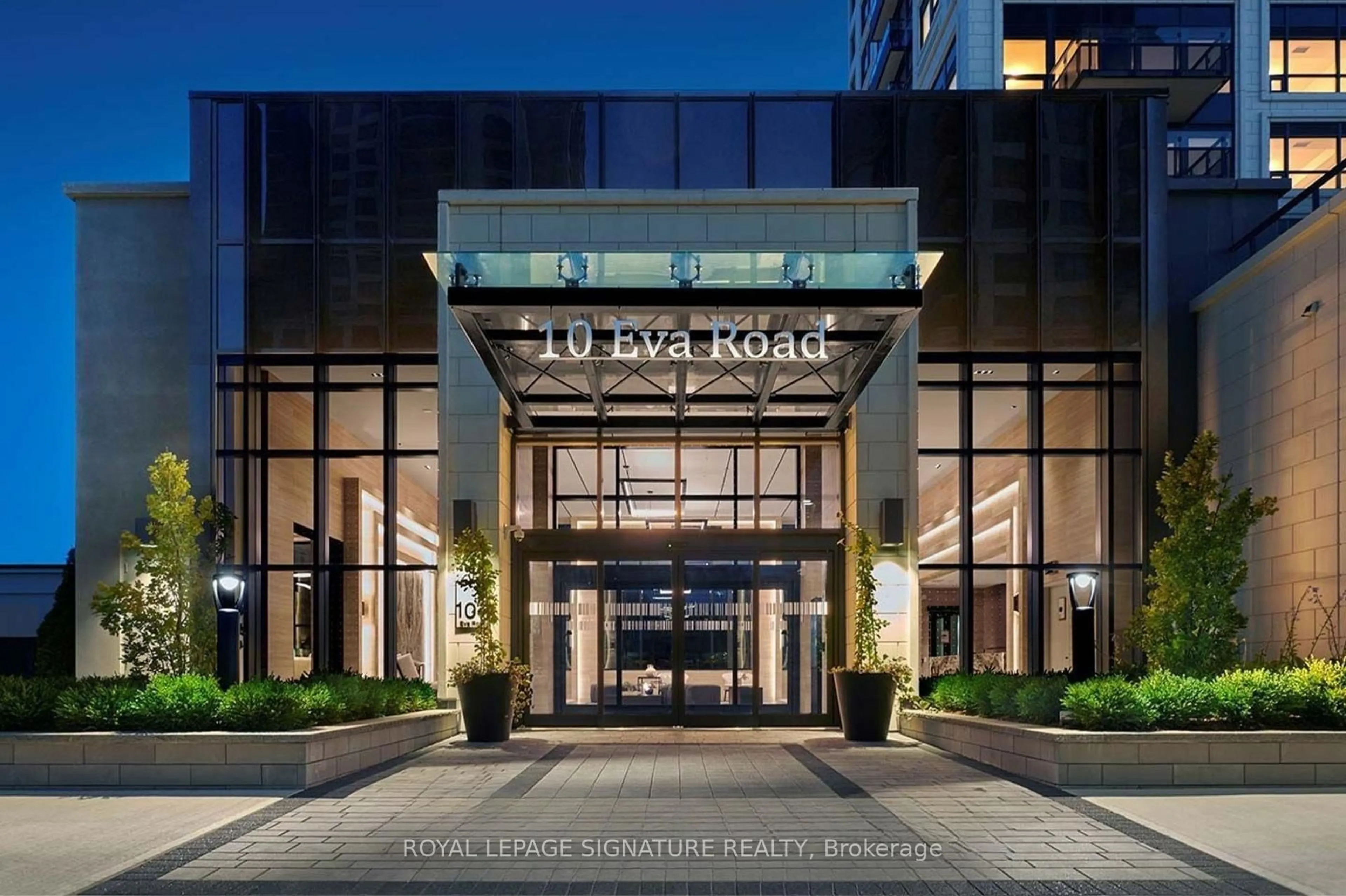 Indoor foyer for 10 Eva Rd #2705, Toronto Ontario M9C 0B3