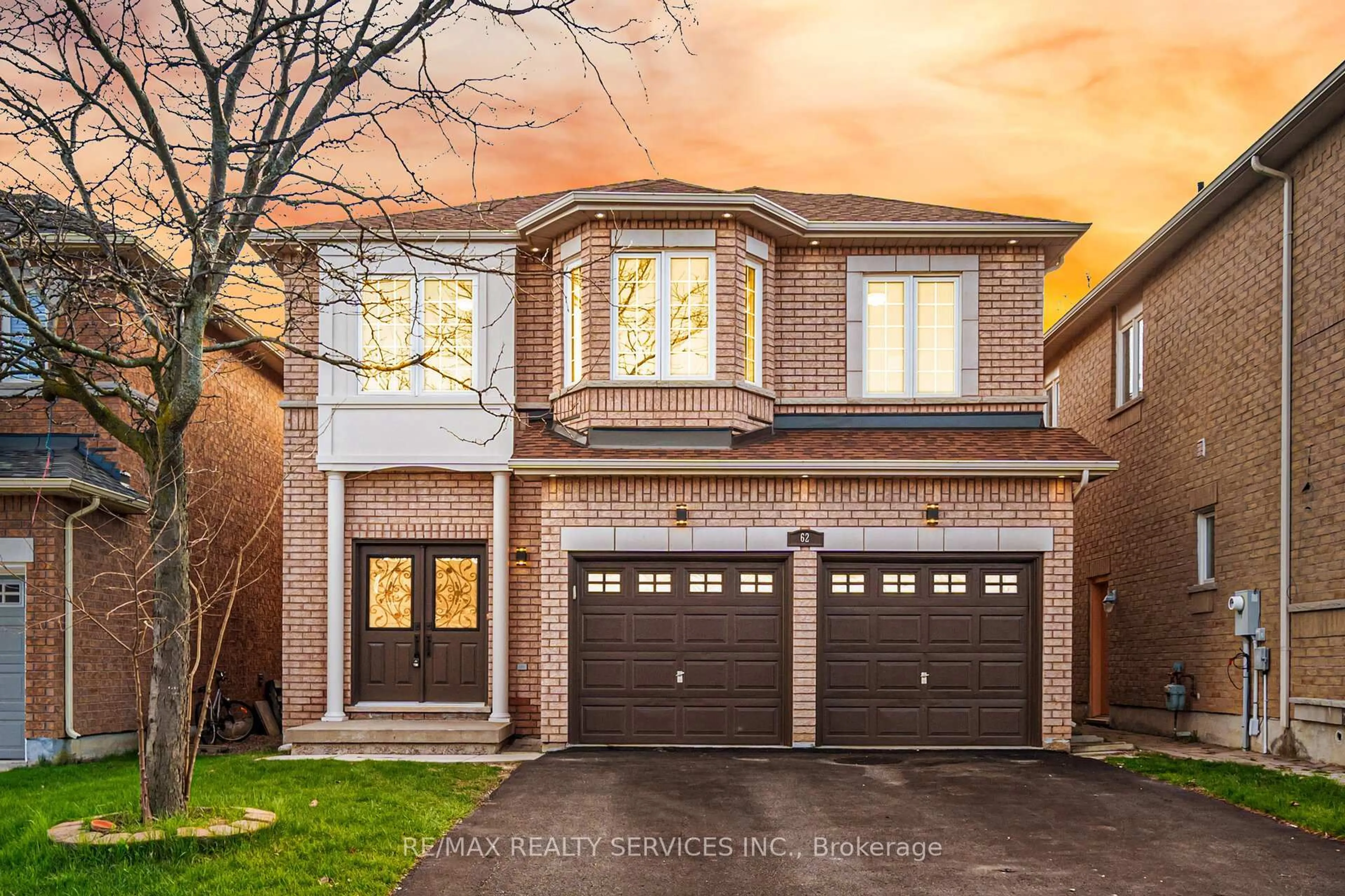 Home with brick exterior material, street for 62 SIR JACOBS Cres, Brampton Ontario L7A 3V2