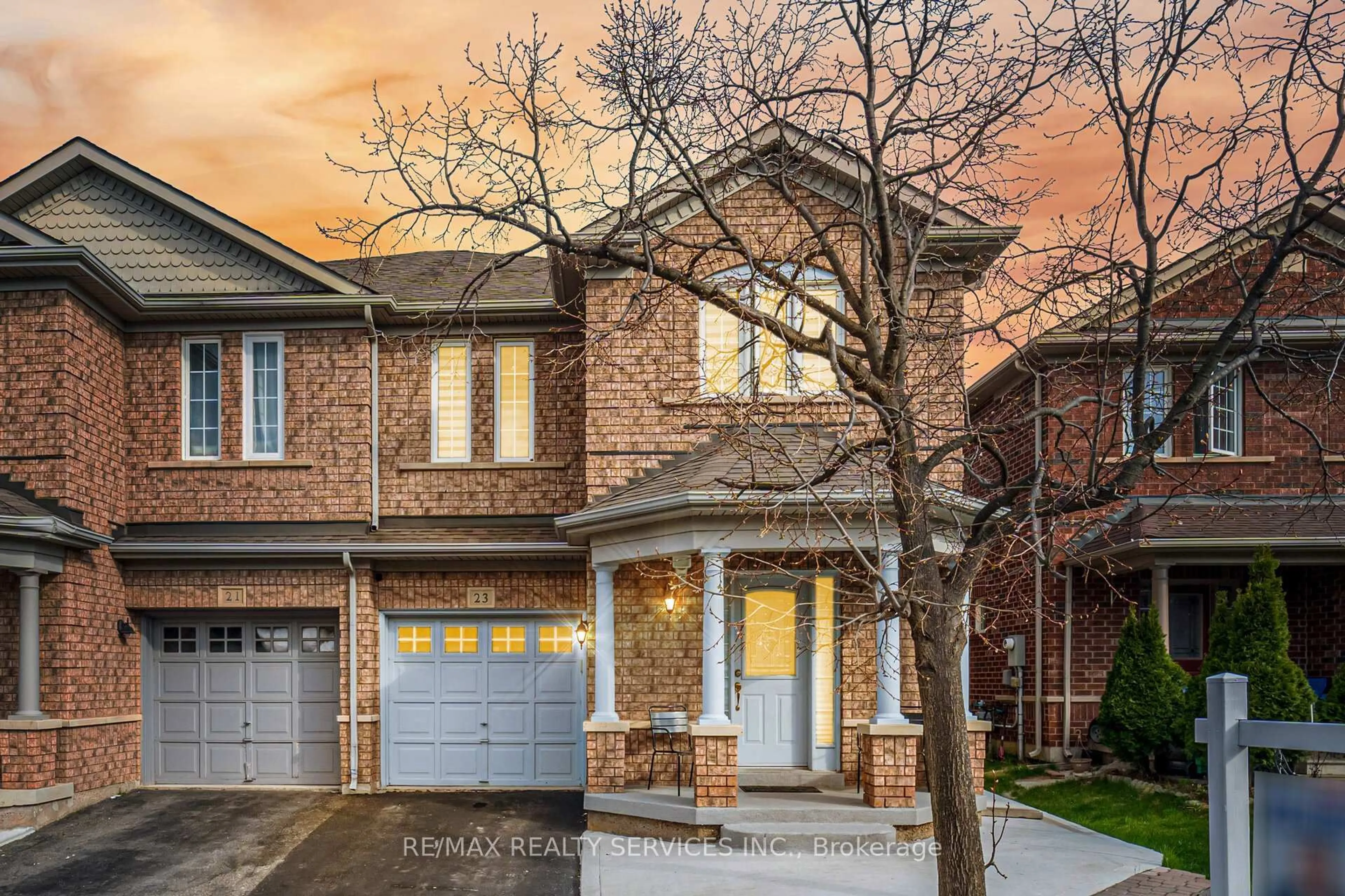 Home with brick exterior material, street for 23 Ashmere Rd, Brampton Ontario L7A 1W9