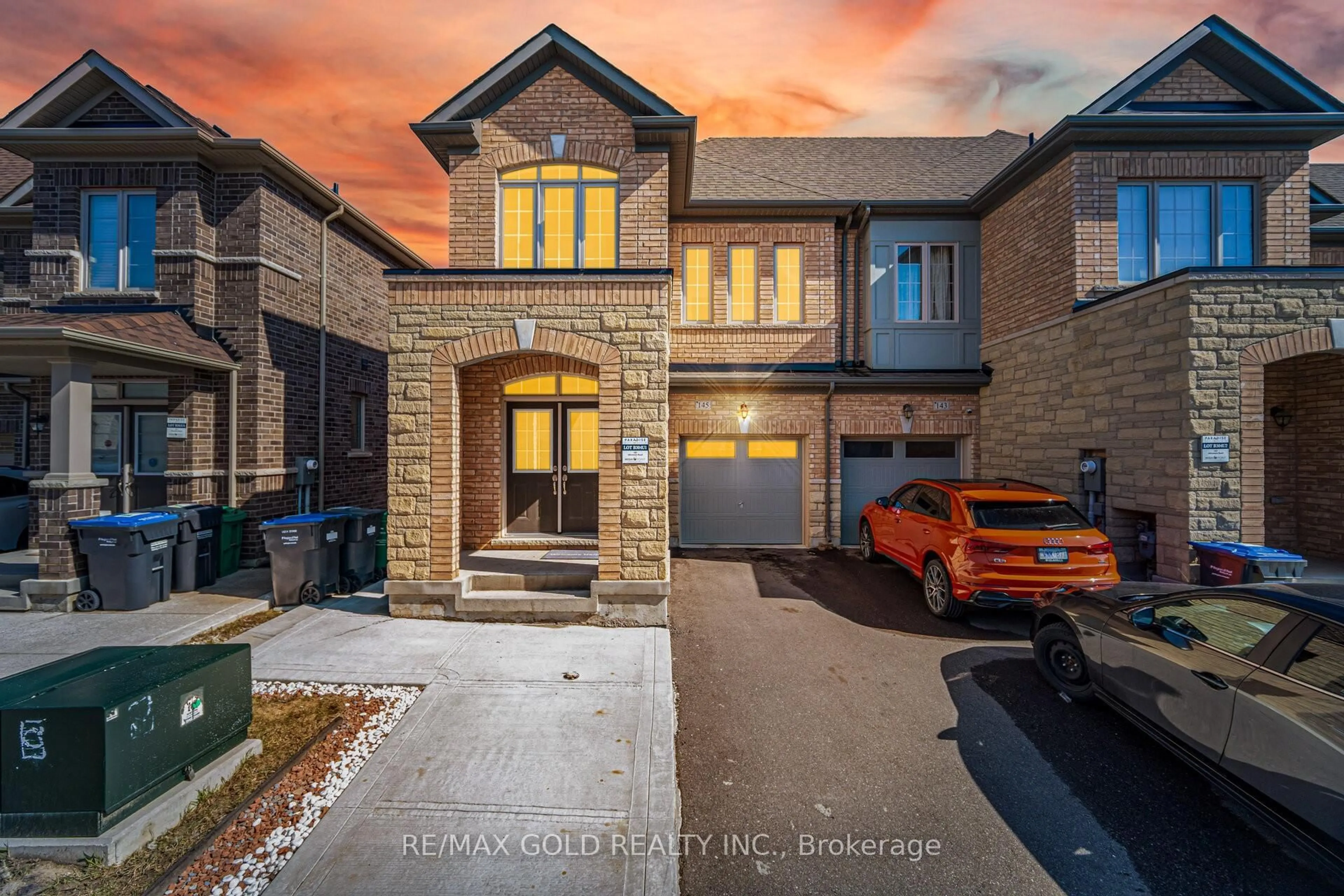 Home with brick exterior material, street for 145 Adventura Rd, Brampton Ontario L7A 5A7
