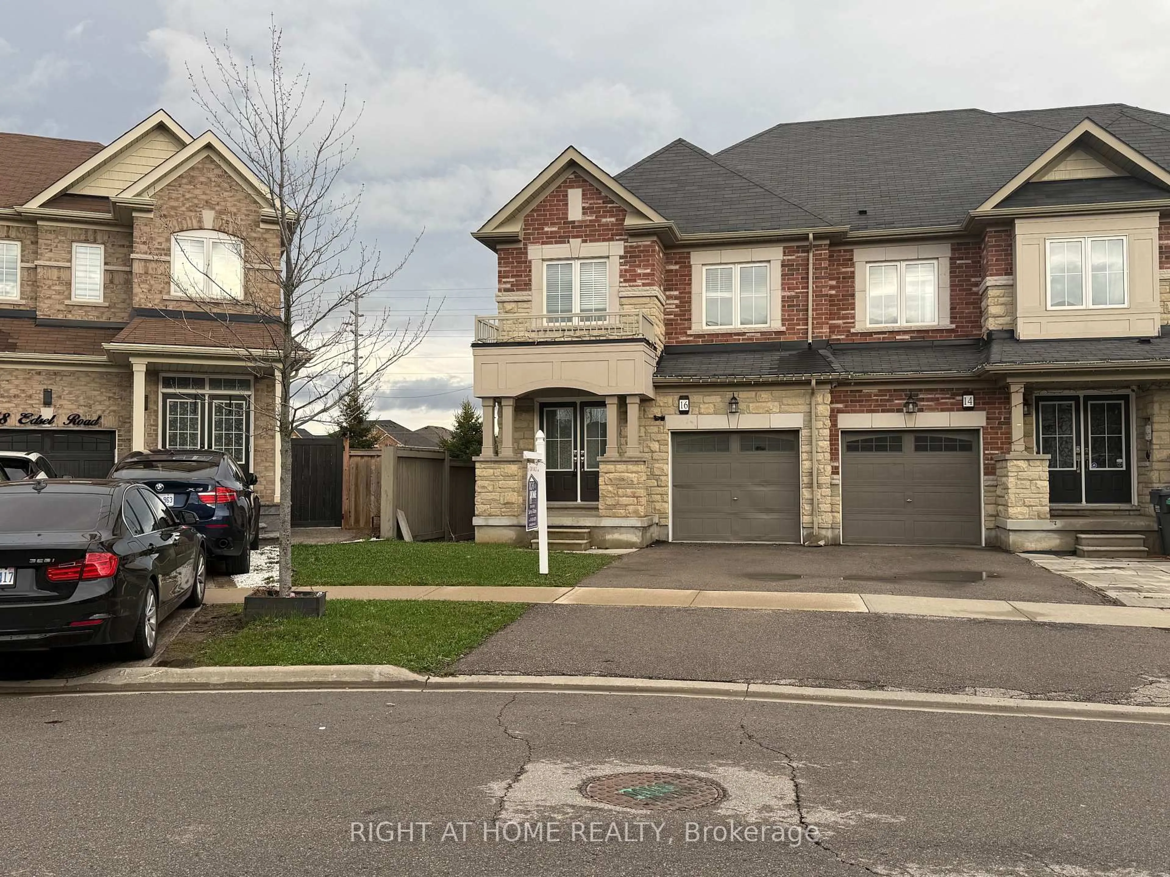 Home with brick exterior material, street for 16 Edsel Rd, Brampton Ontario L7A 4K6