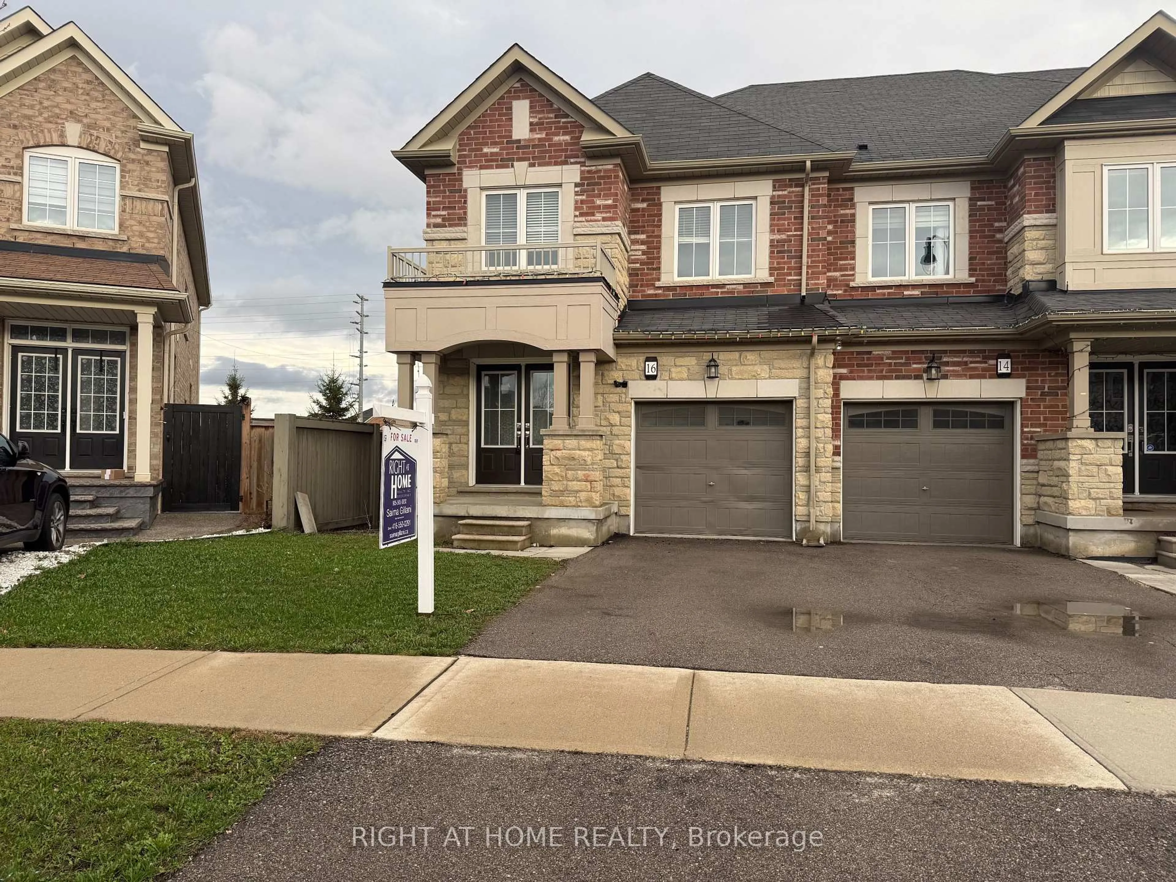Home with brick exterior material, street for 16 Edsel Rd, Brampton Ontario L7A 4K6