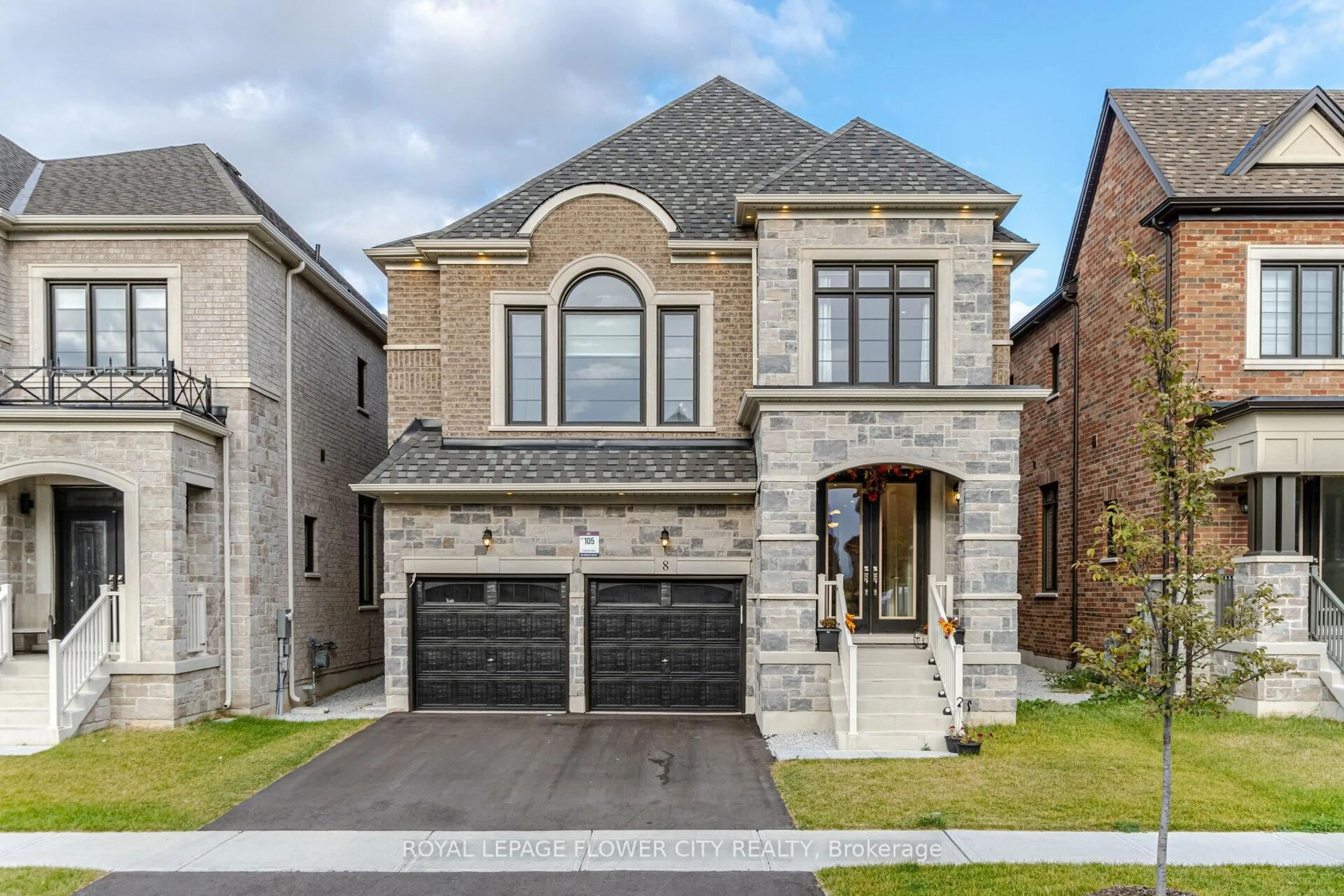 Home with brick exterior material, street for 8 Ixworth Circ, Brampton Ontario L6Y 6J8