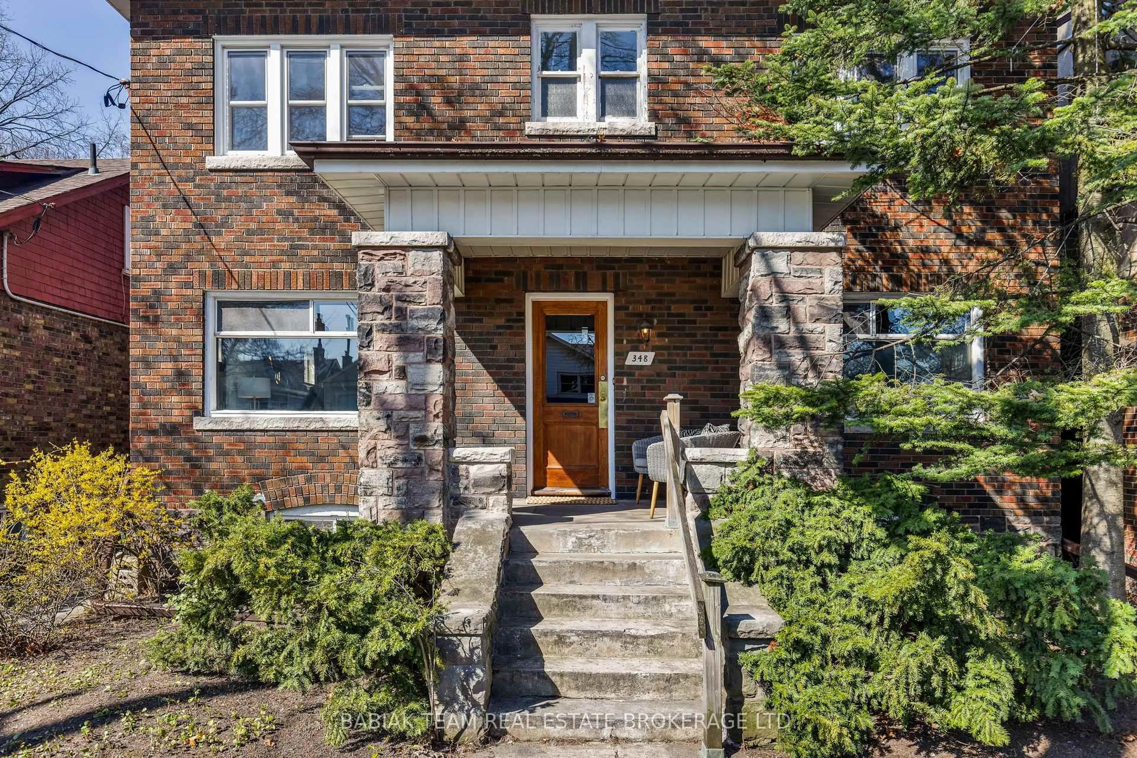 Home with brick exterior material, street for 348 Runnymede Rd, Toronto Ontario M6S 2Y6