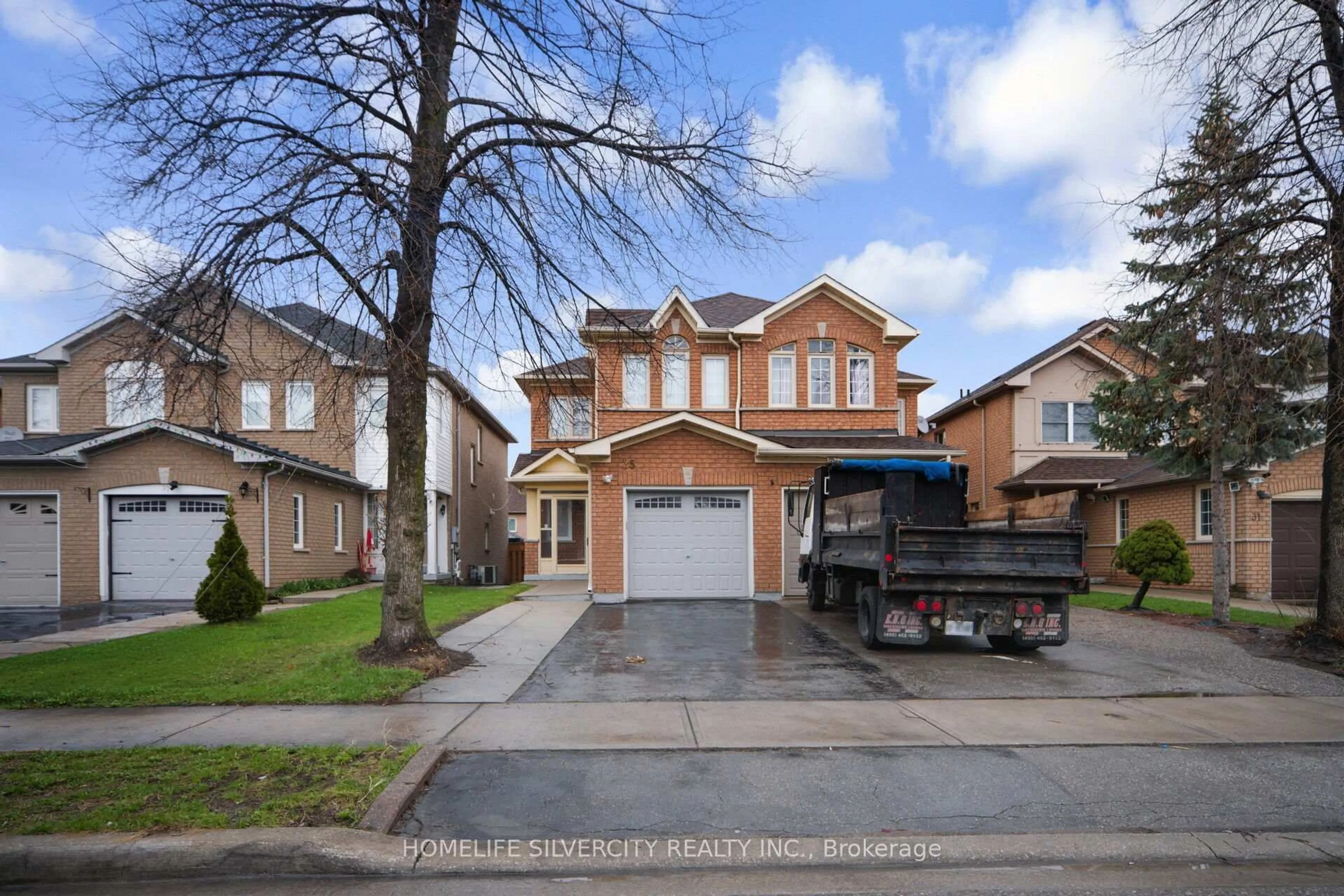 Home with brick exterior material, street for 35 Velvet Grass Lane, Brampton Ontario L6R 1X8