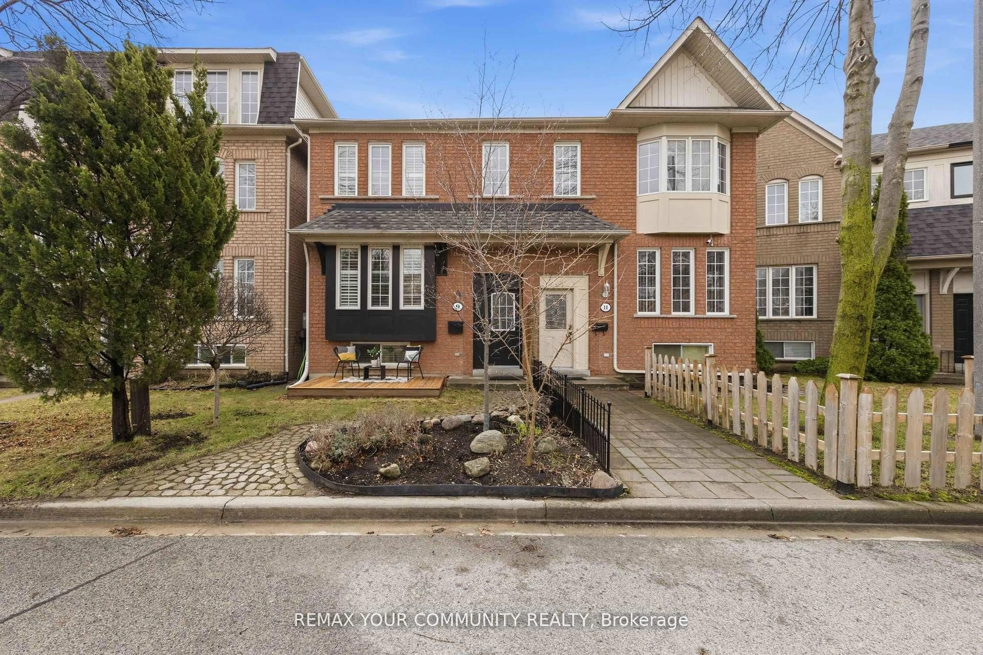 Home with brick exterior material, street for 9 Cannes Circ, Toronto Ontario M6N 5C9