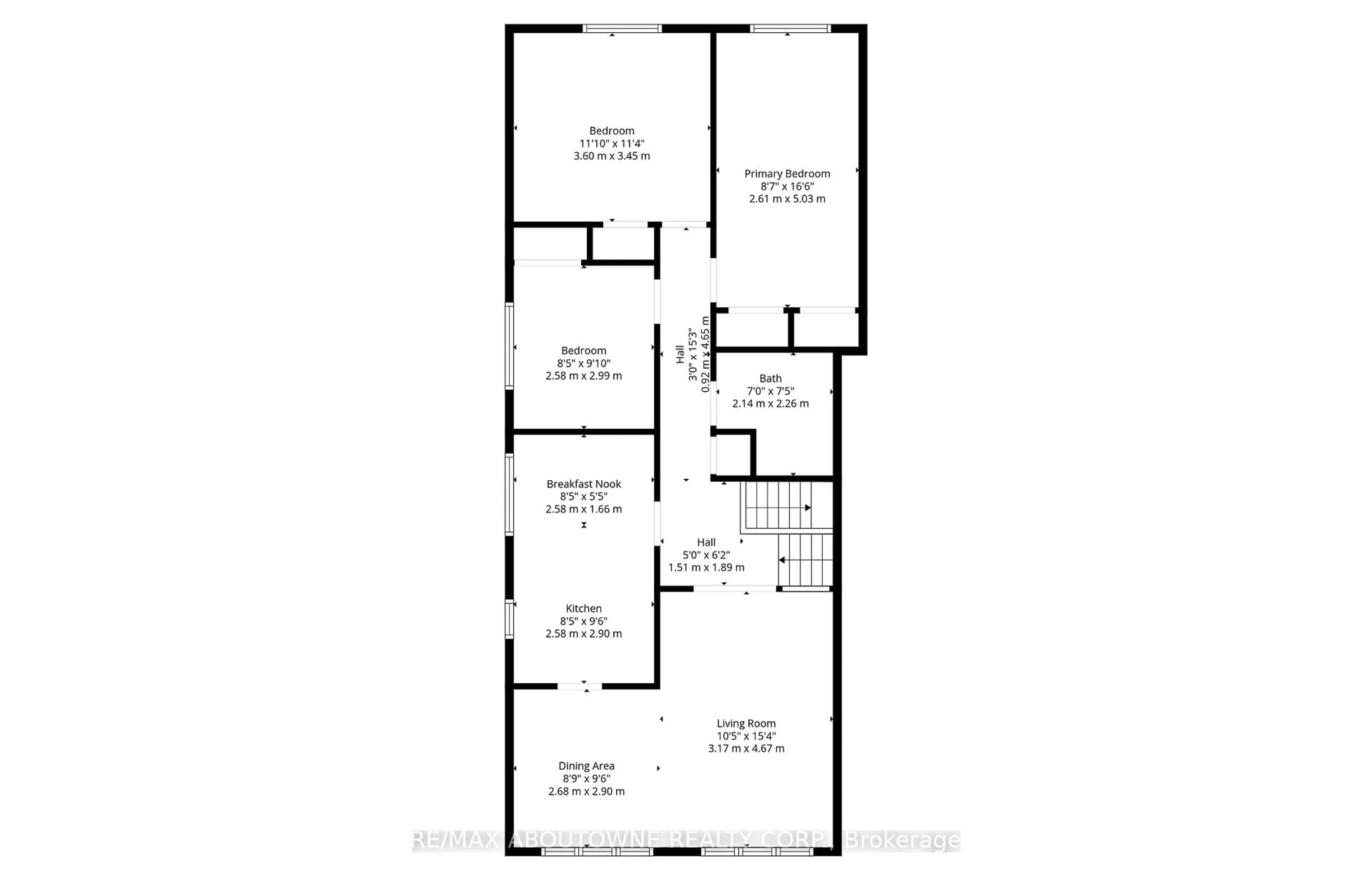 Floor plan for 671 Woodview Rd, Burlington Ontario L7N 3A4
