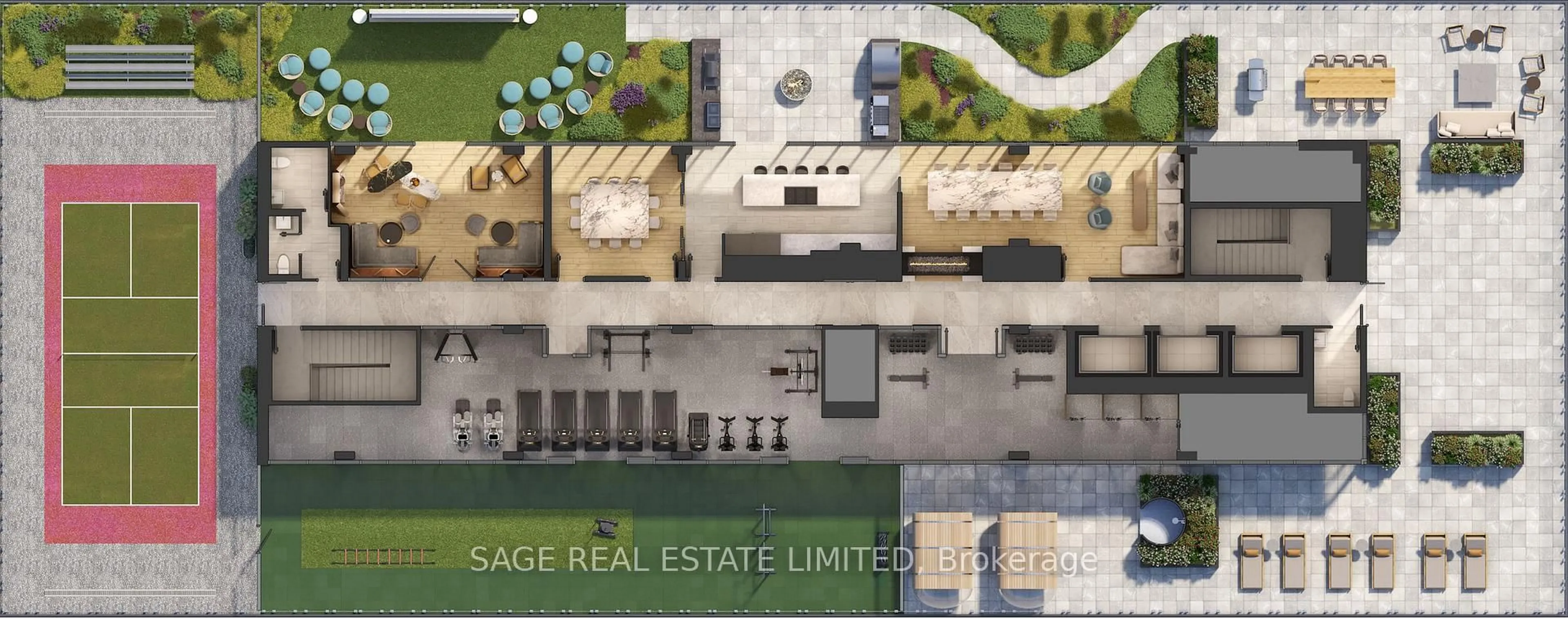 Floor plan for 8 Temple Ave #716, Toronto Ontario M6K 1C7