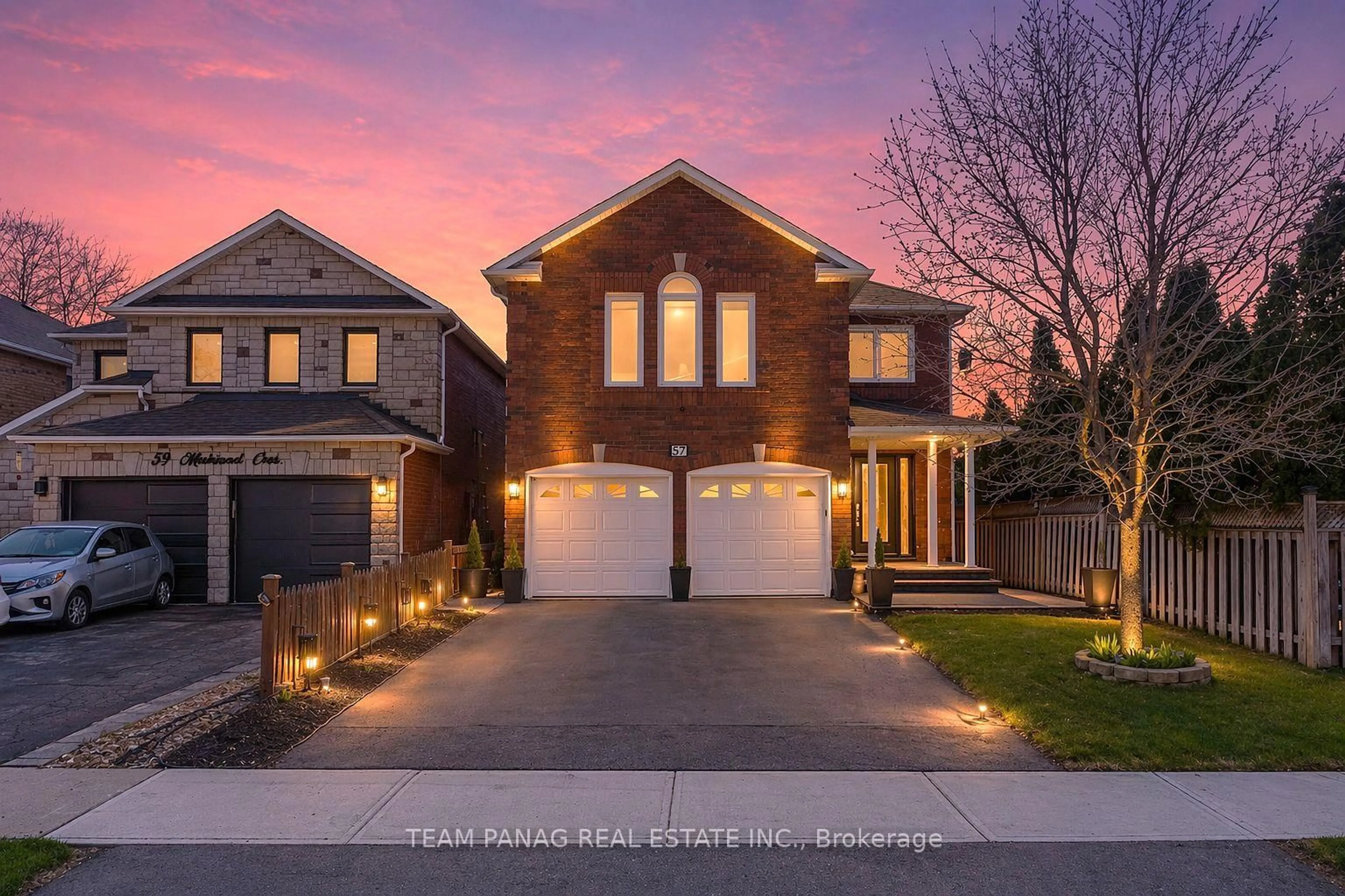 Home with brick exterior material, street for 57 Muirland Cres, Brampton Ontario L6X 4P3