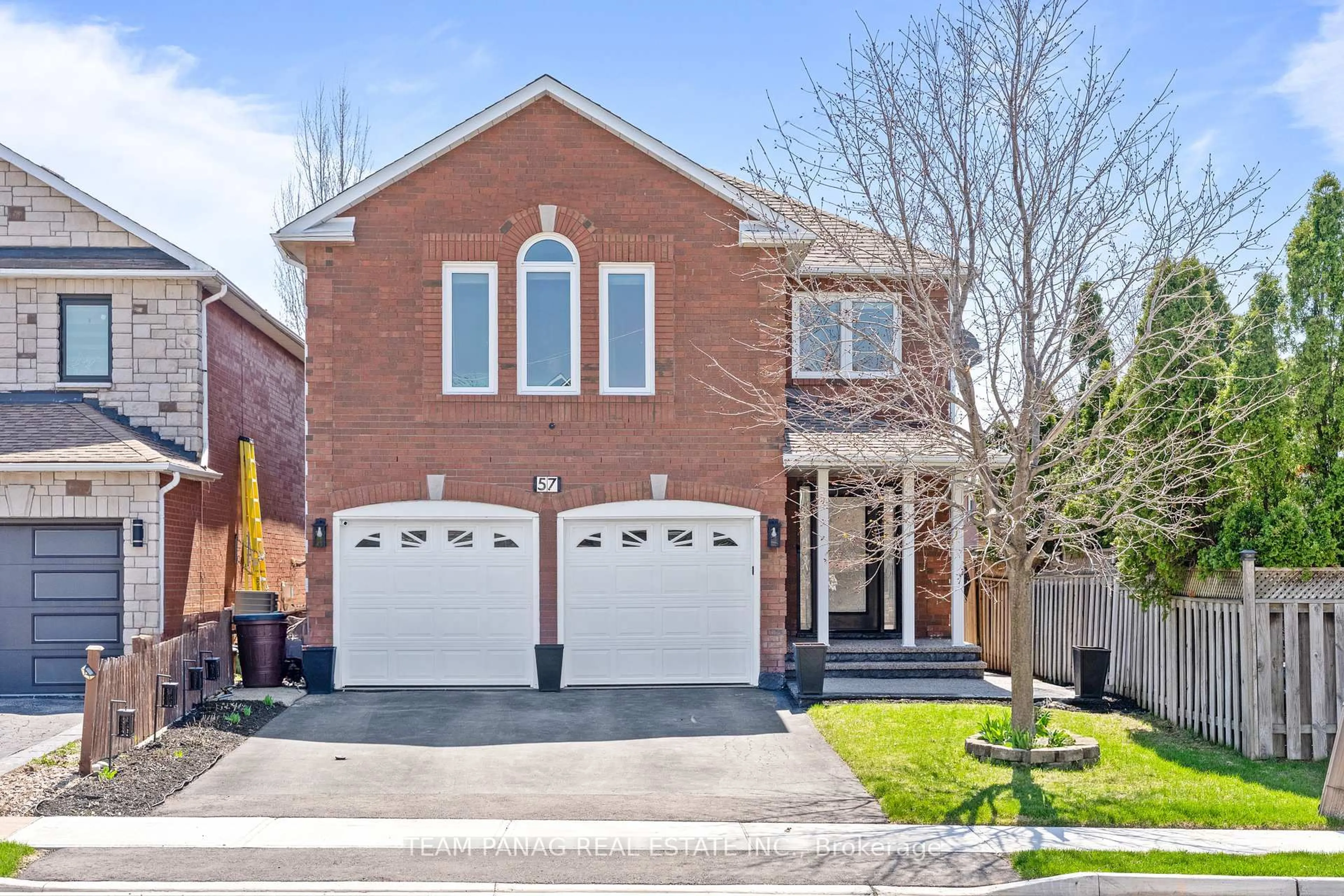 Home with brick exterior material, street for 57 Muirland Cres, Brampton Ontario L6X 4P3