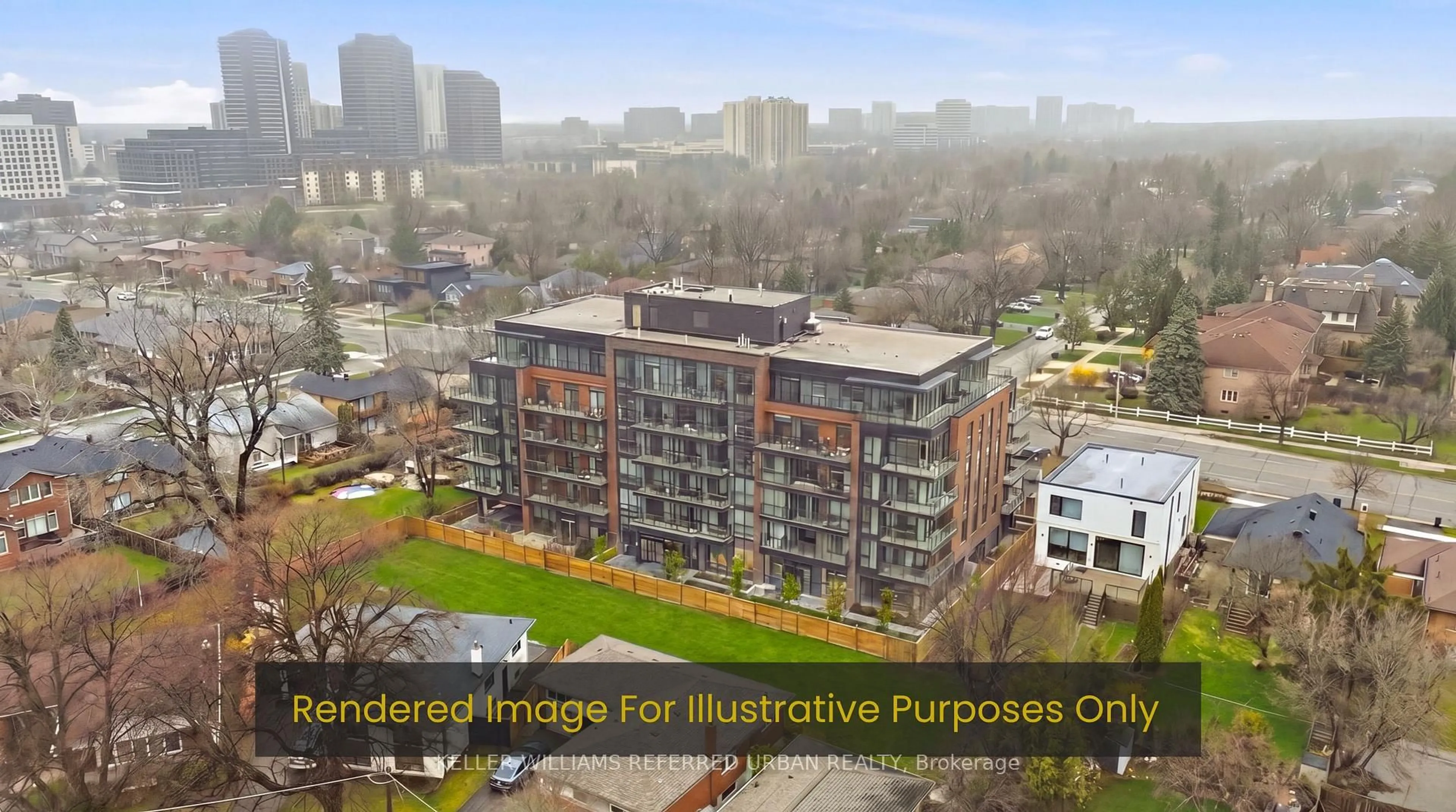 A pic from outside/outdoor area/front of a property/back of a property/a pic from drone, city buildings view from balcony for 3987 Bloor St, Toronto Ontario M9B 1M2