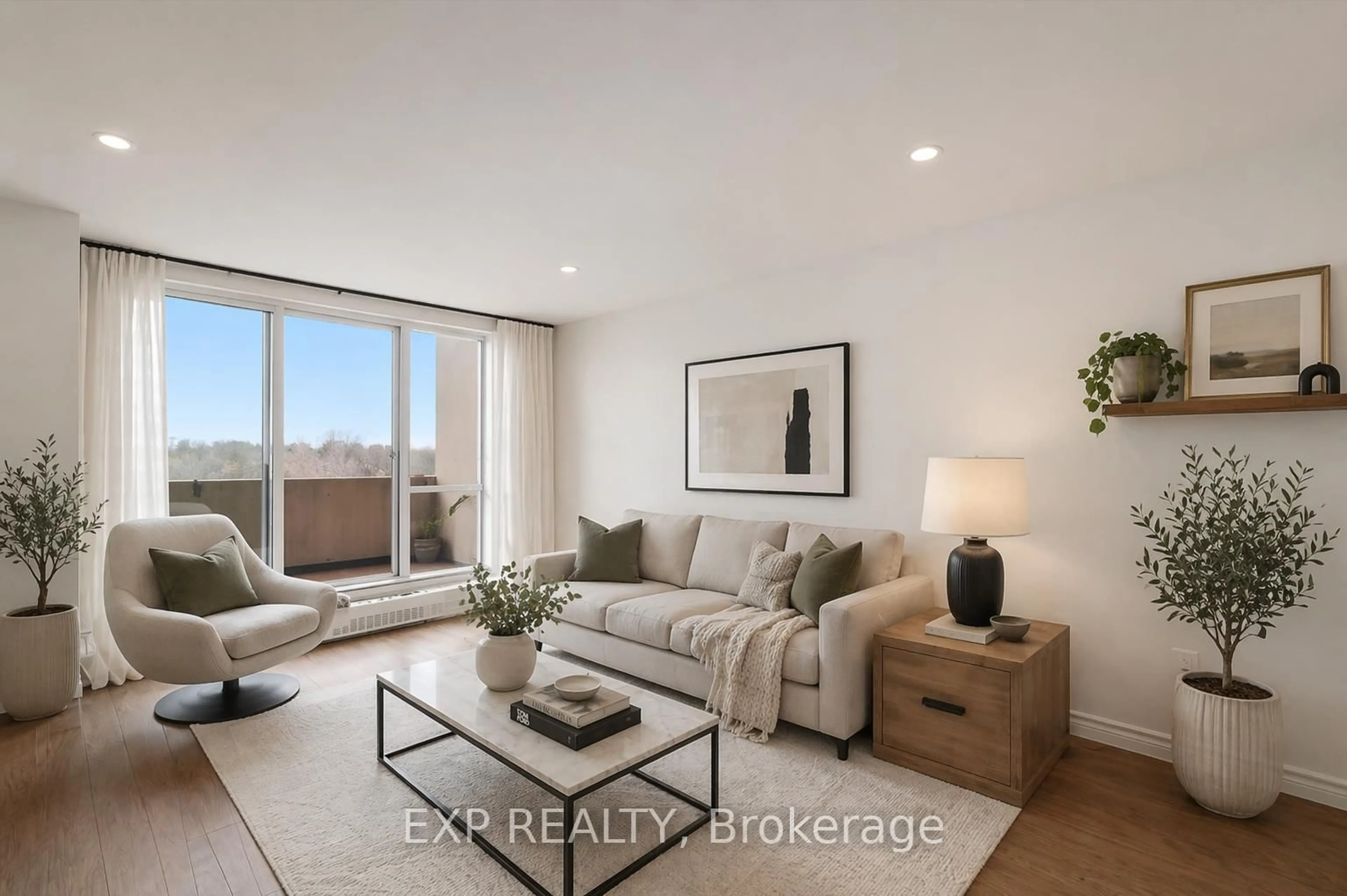 Living room with furniture, unknown for 60 Southport St #617, Toronto Ontario M6S 3N4