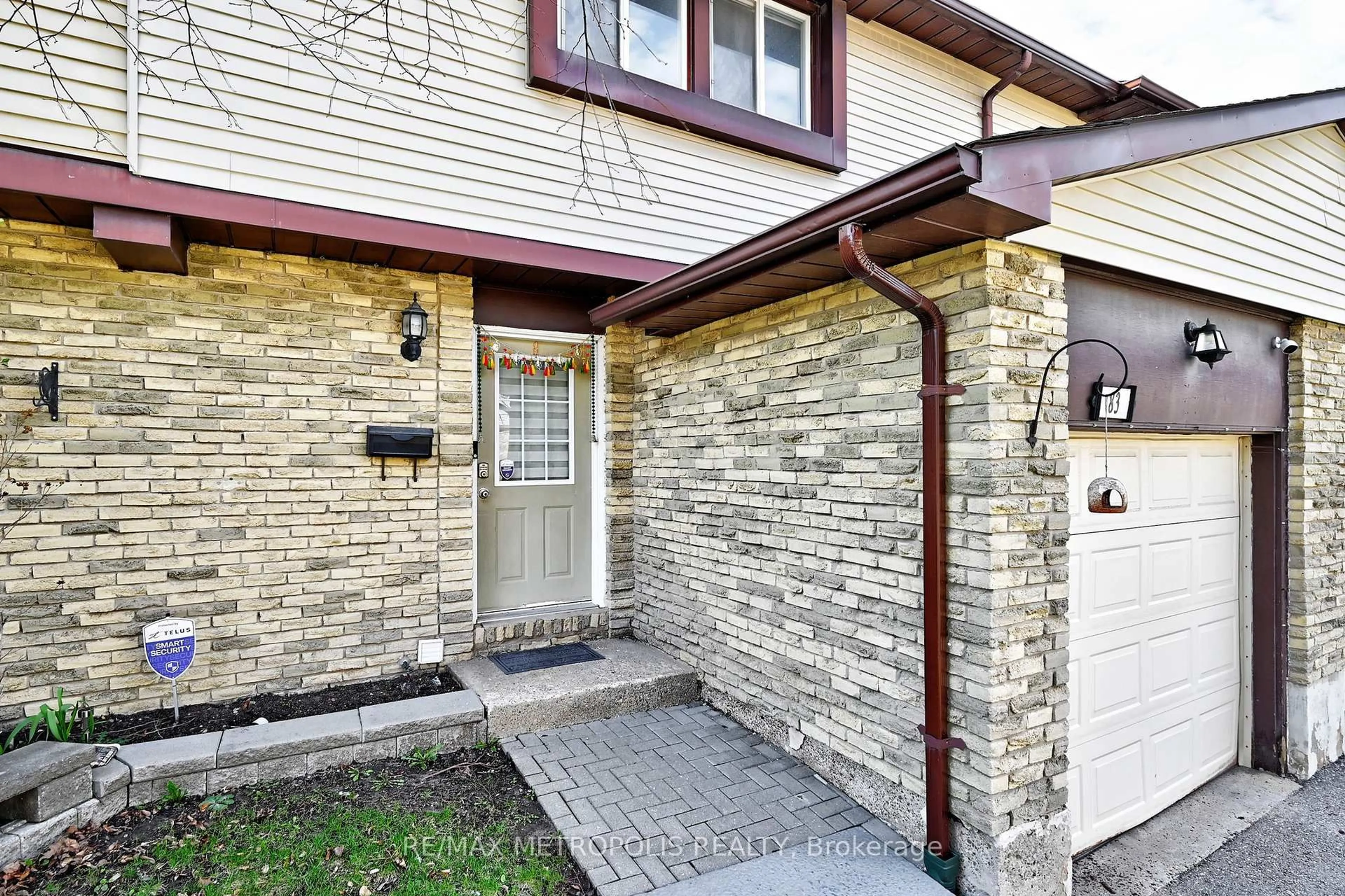 Home with brick exterior material, street for 45 Hansen Rd #83, Brampton Ontario L6V 3C5