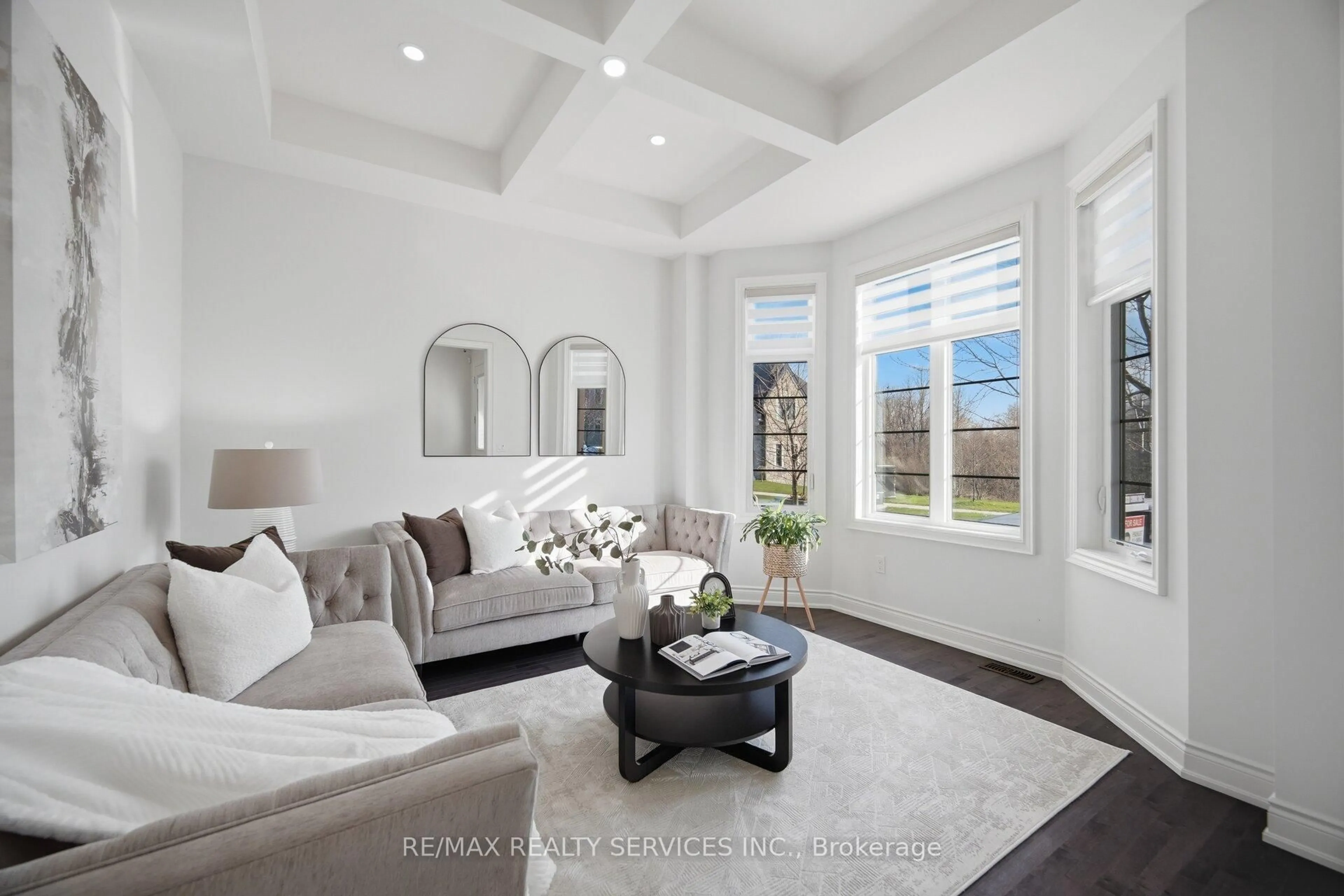 Living room with furniture, ceramic/tile floor for 67 Degrey Dr, Brampton Ontario L6P 0L2