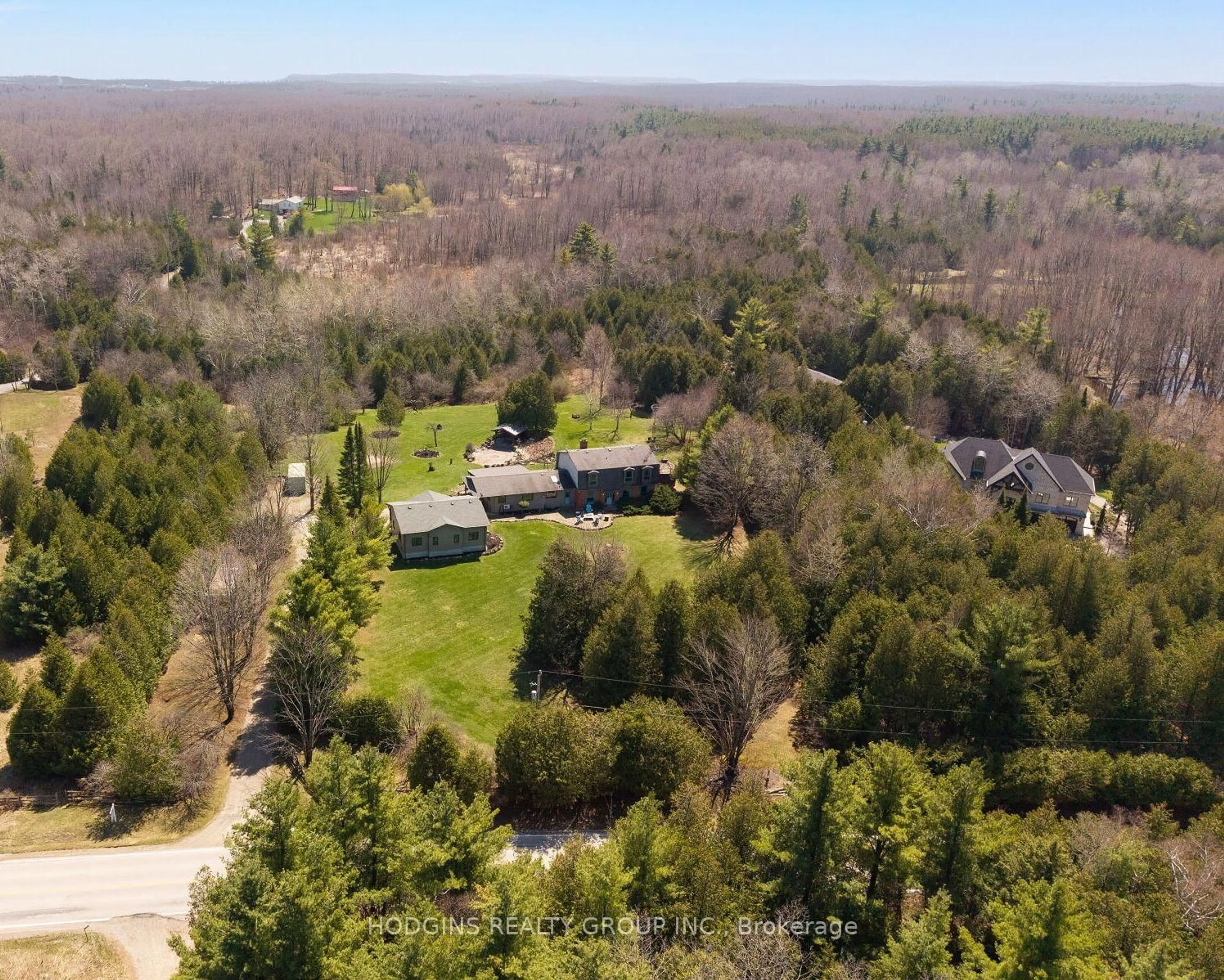 A pic from outside/outdoor area/front of a property/back of a property/a pic from drone, forest/trees view for 5136 15 Sdrd, Milton Ontario L9T 2X7