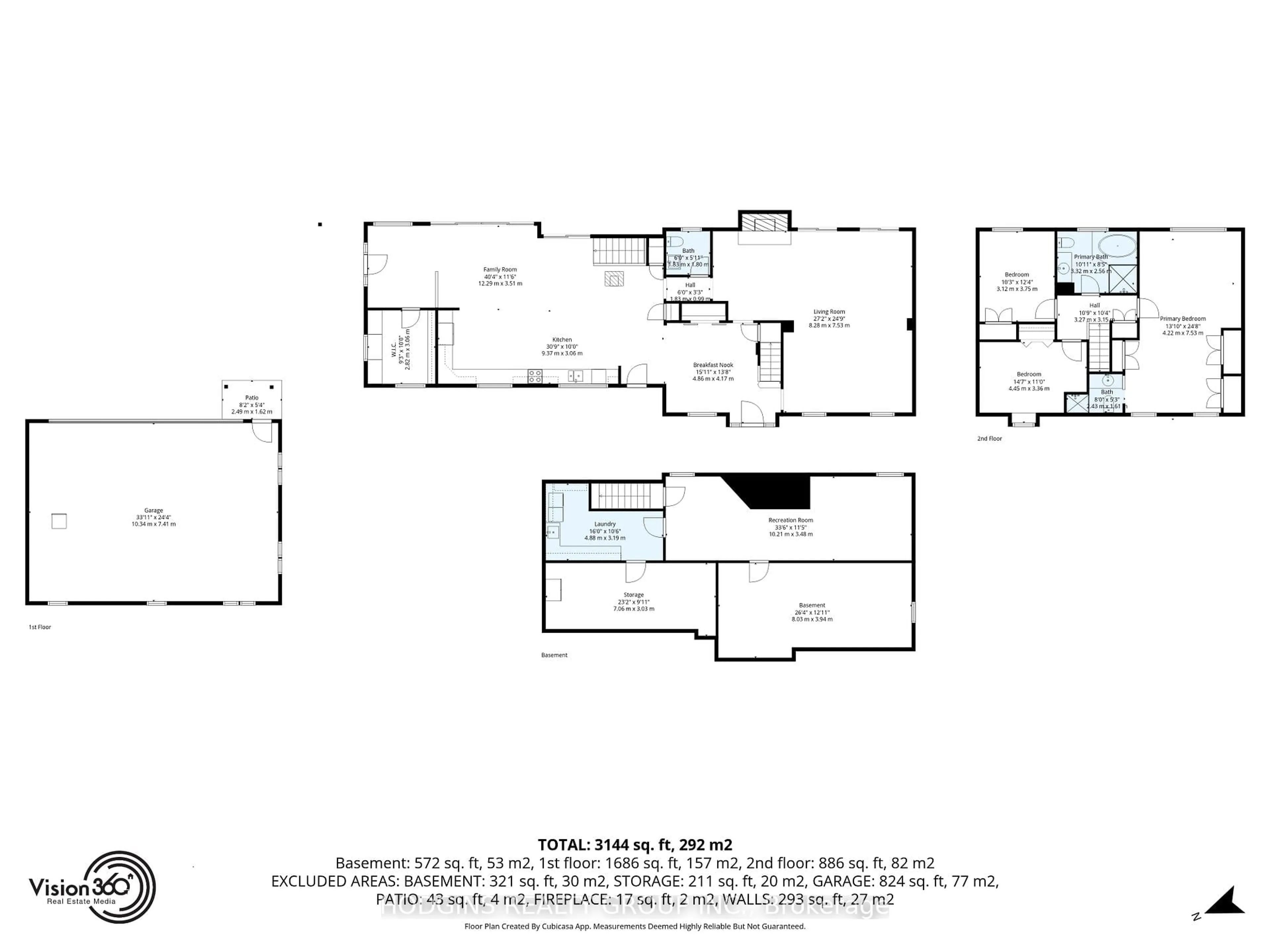 Floor plan for 5136 15 Sdrd, Milton Ontario L9T 2X7