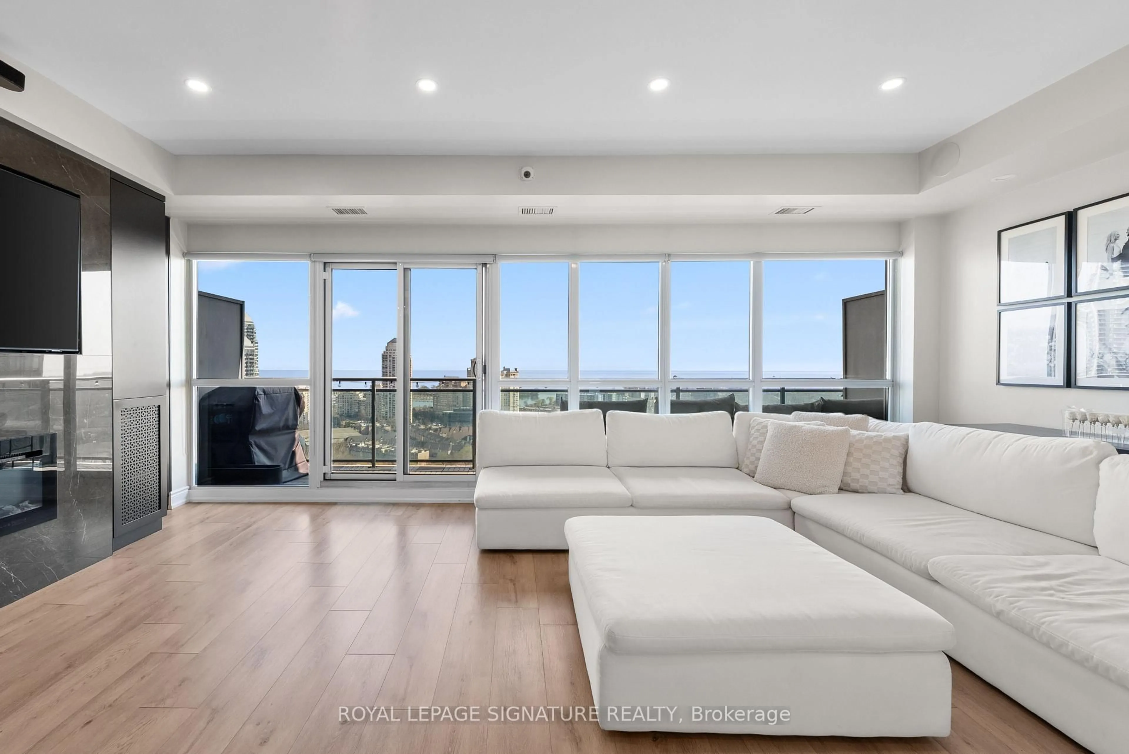 Living room with furniture, unknown for 165 Legion Rd #2128, Toronto Ontario M8Y 0B3