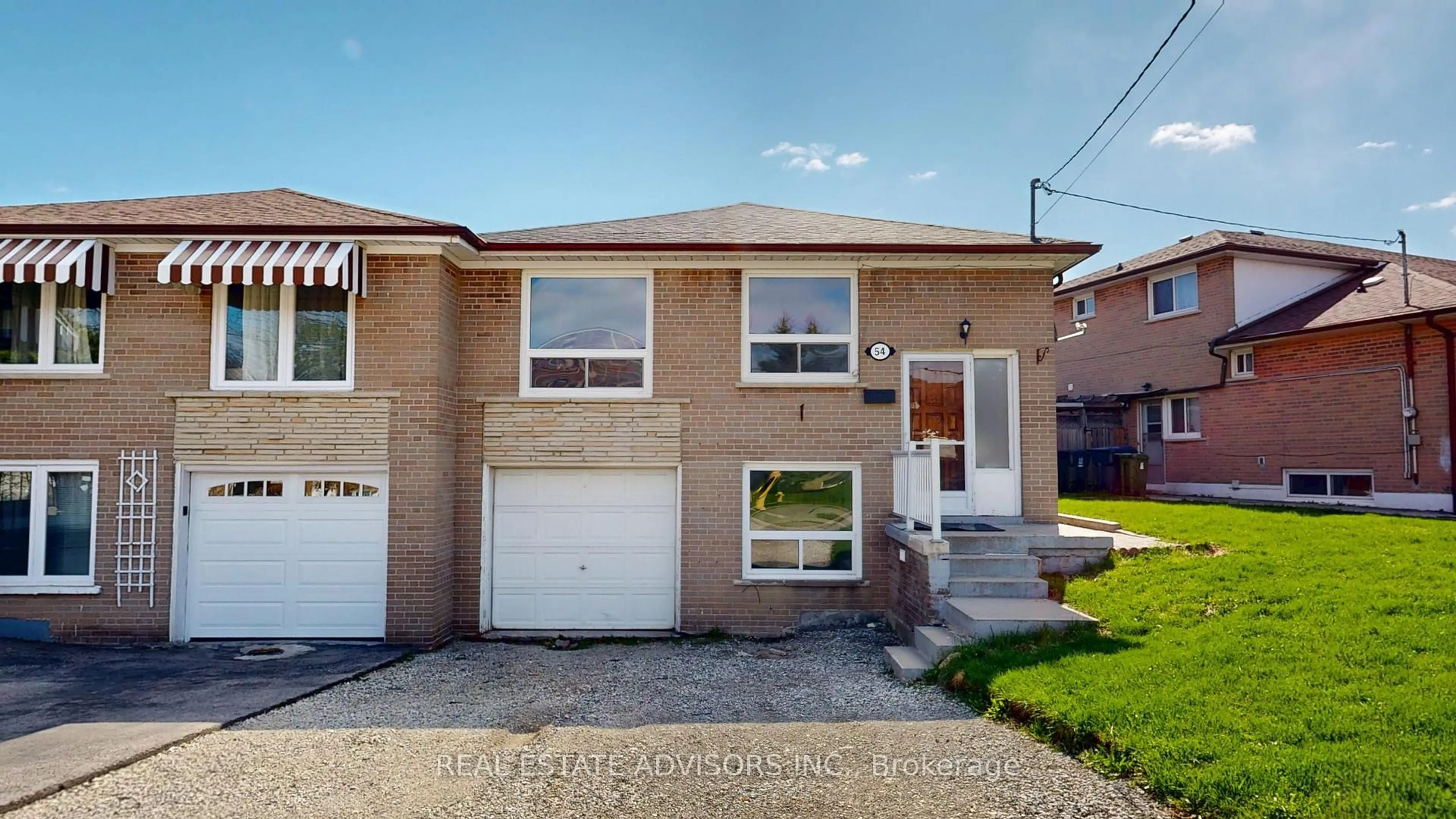 Home with brick exterior material, street for 54 Laskay Cres, Toronto Ontario M3N 1P3