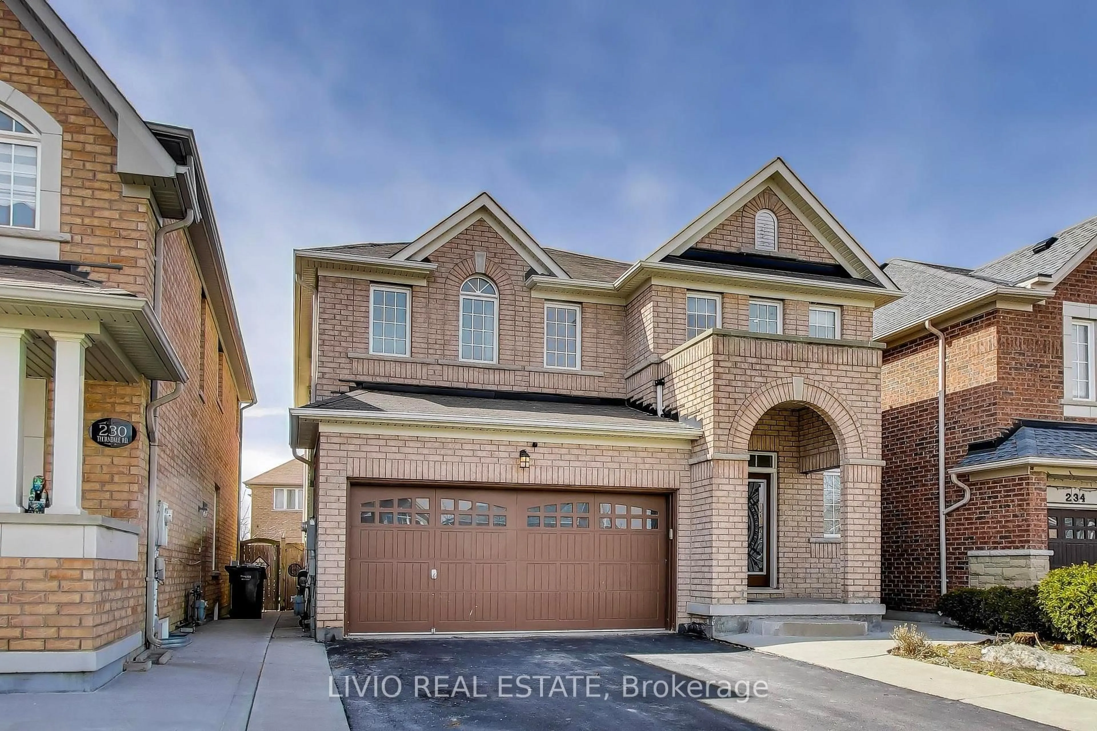 Home with brick exterior material, street for 232 Thorndale Rd, Brampton Ontario L6P 3H5