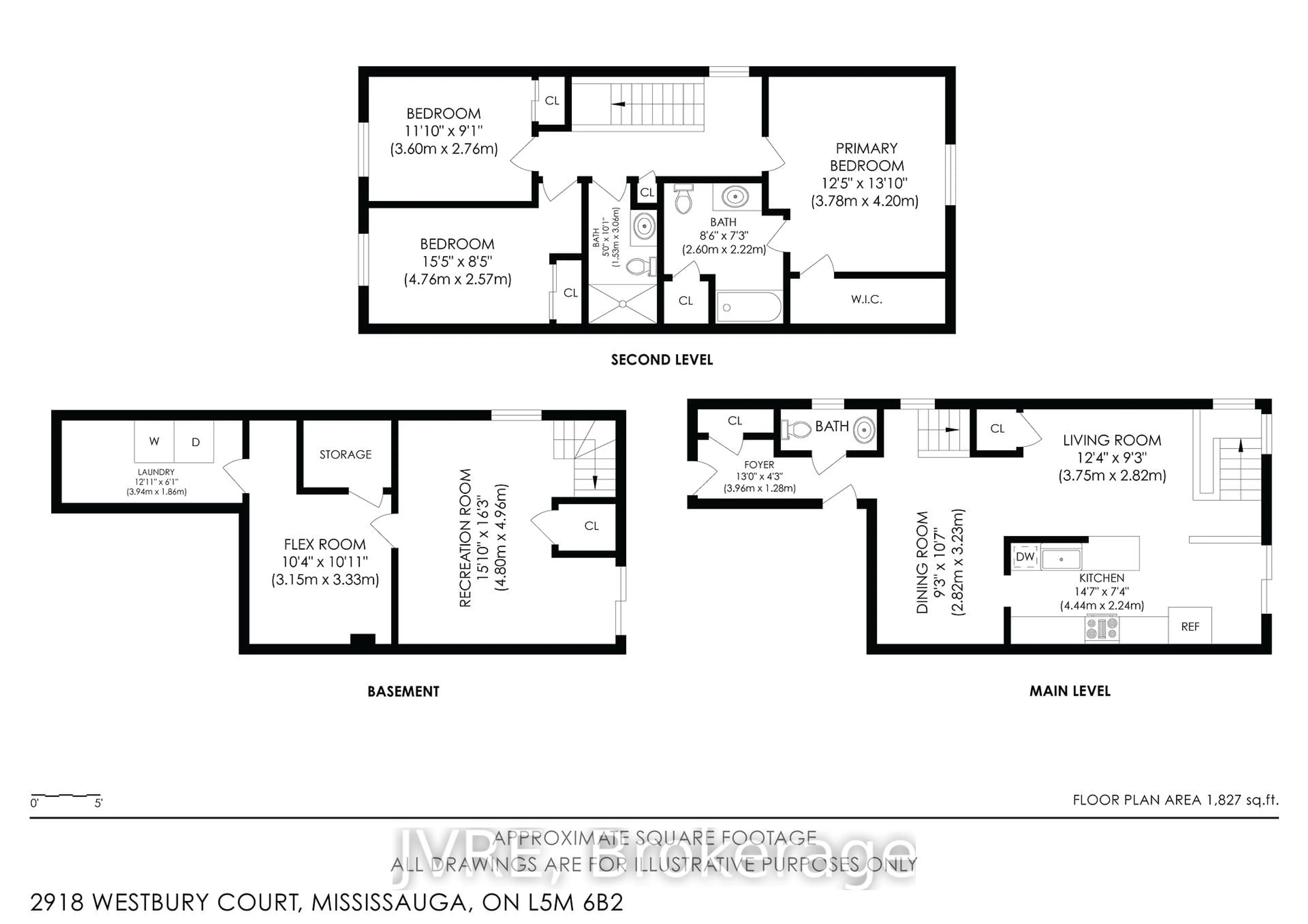 Floor plan for 2918 Westbury Crt, Mississauga Ontario L5M 6B2